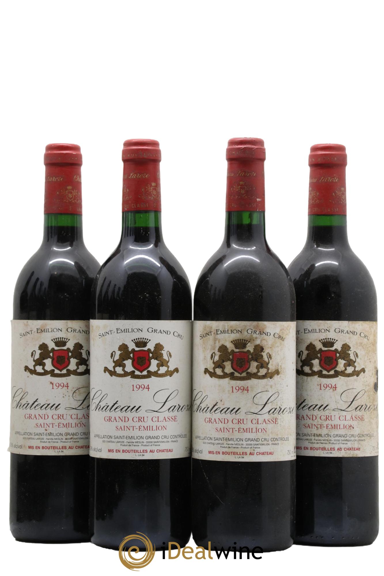 Saint-Émilion Château Larose 1994 - Lot de 4 bouteilles - 0