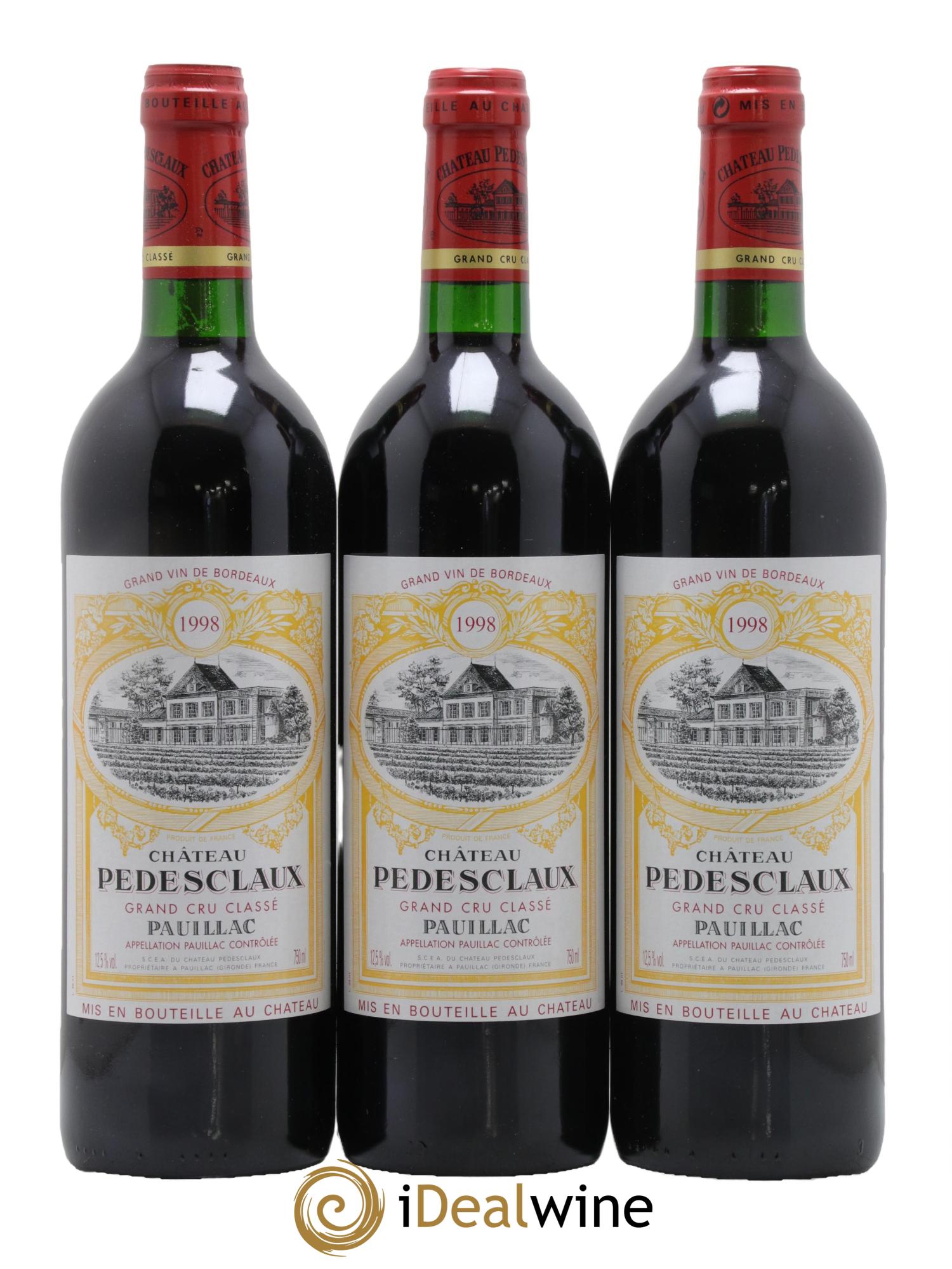 Château Pedesclaux 5ème Grand Cru Classé 1998 - Posten von 12 Flaschen - 4