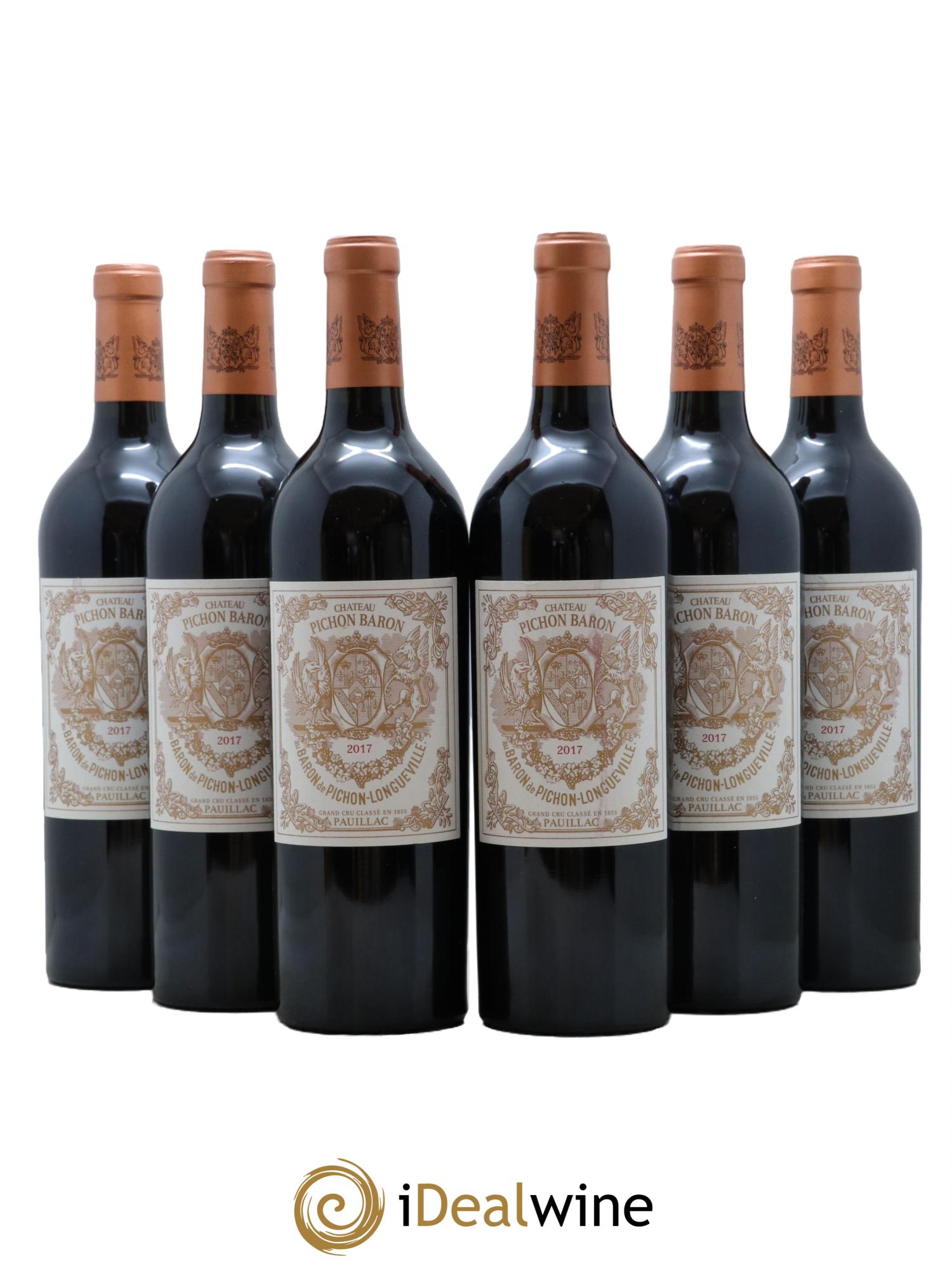 Pichon Longueville Baron 2ème Grand Cru Classé 2017 - Lot of 6 bottles - 0