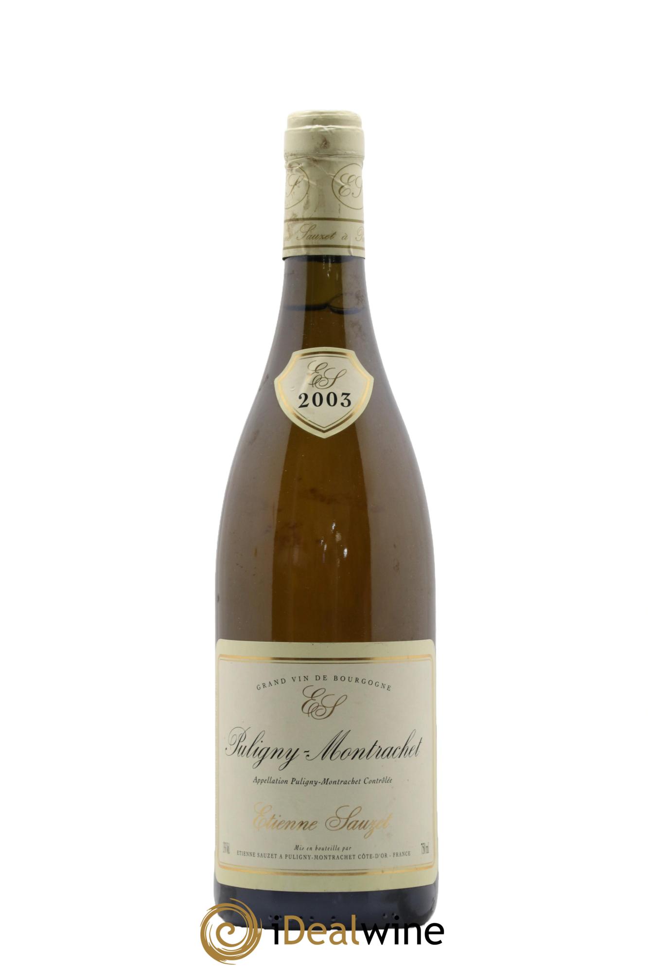 Puligny-Montrachet Etienne Sauzet 2003 - Lot de 1 bouteille - 0