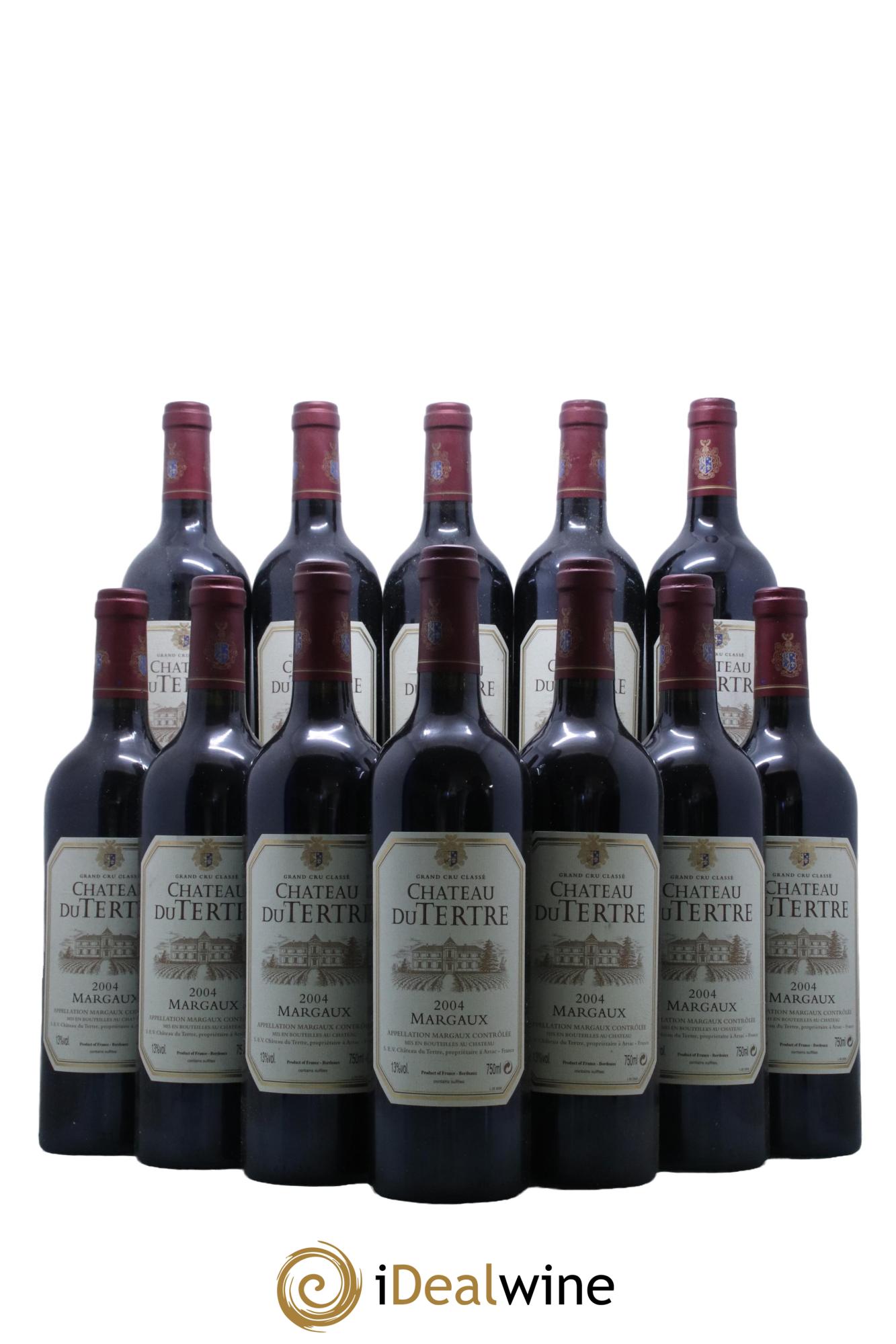 Château du Tertre 5ème Grand Cru Classé  2004 - Lotto di 12 bottiglie - 0