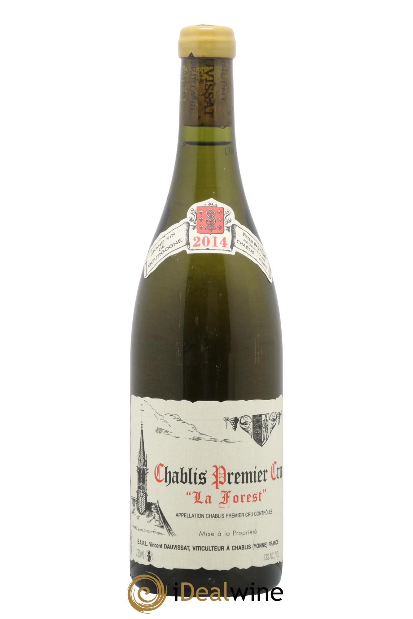 Chablis 1er Cru La Forest Vincent Dauvissat (Domaine) 2014 - Posten von 1 Flasche - 0