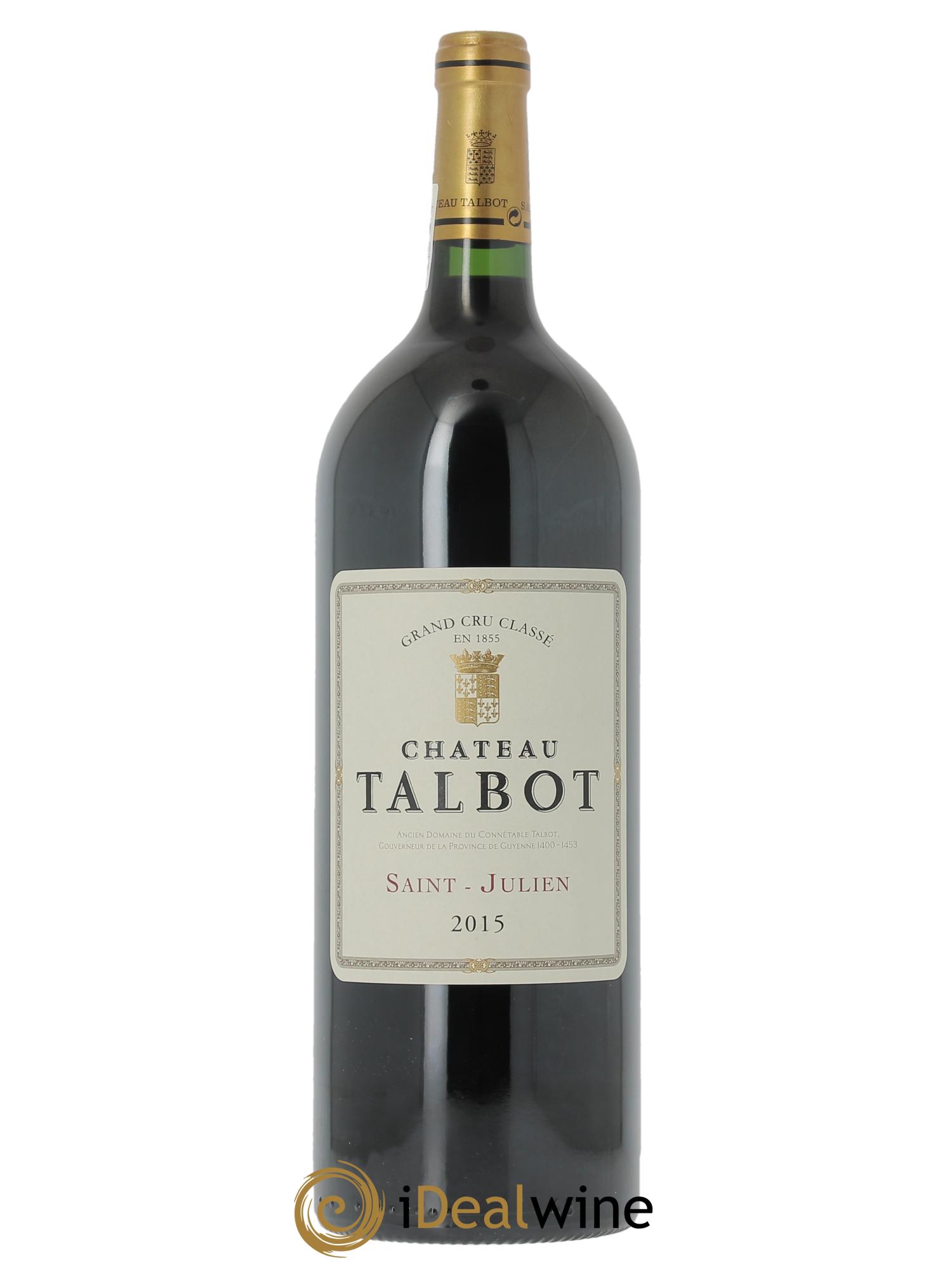 Château Talbot 4ème Grand Cru Classé (OWC if 1 mg) 2015 - Lot of 1 magnum - 1