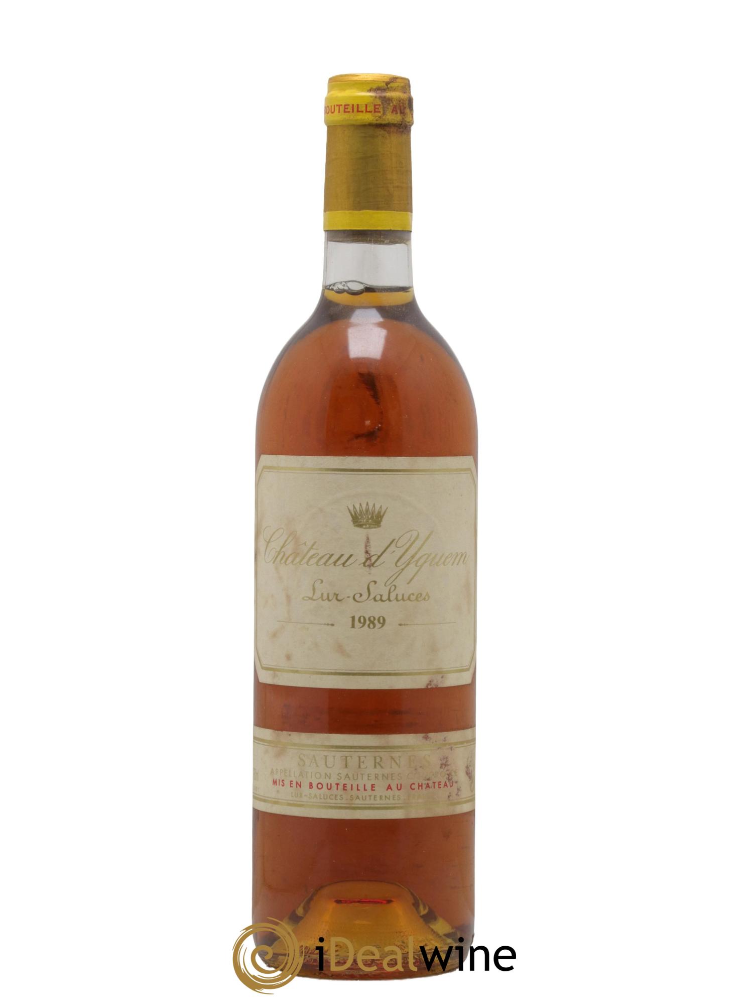 Château d' Yquem 1er Cru Classé Supérieur 1989 - Lot de 1 bouteille - 0