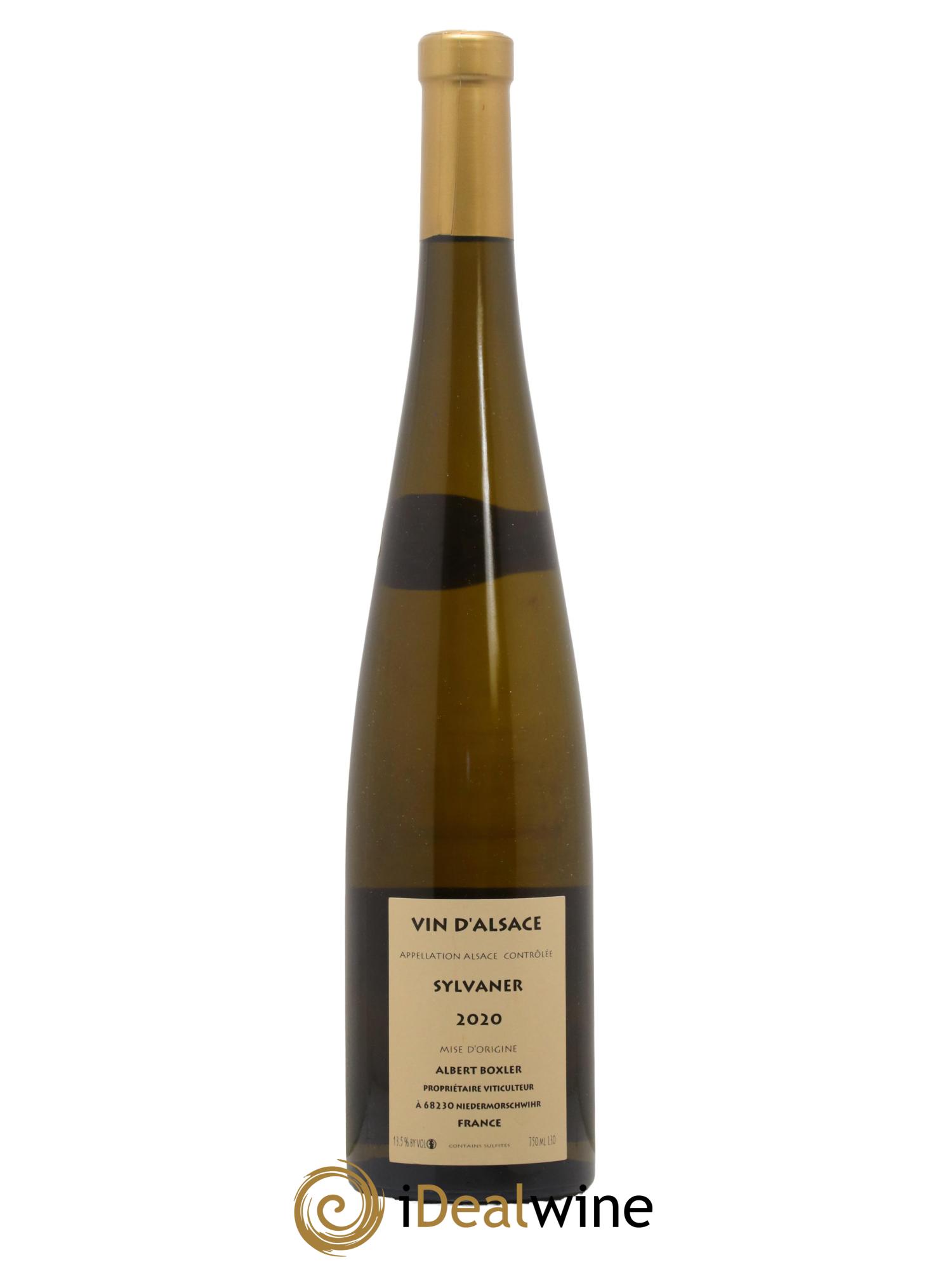 Alsace Sylvaner Albert Boxler 2020 - Lot de 1 bouteille - 1