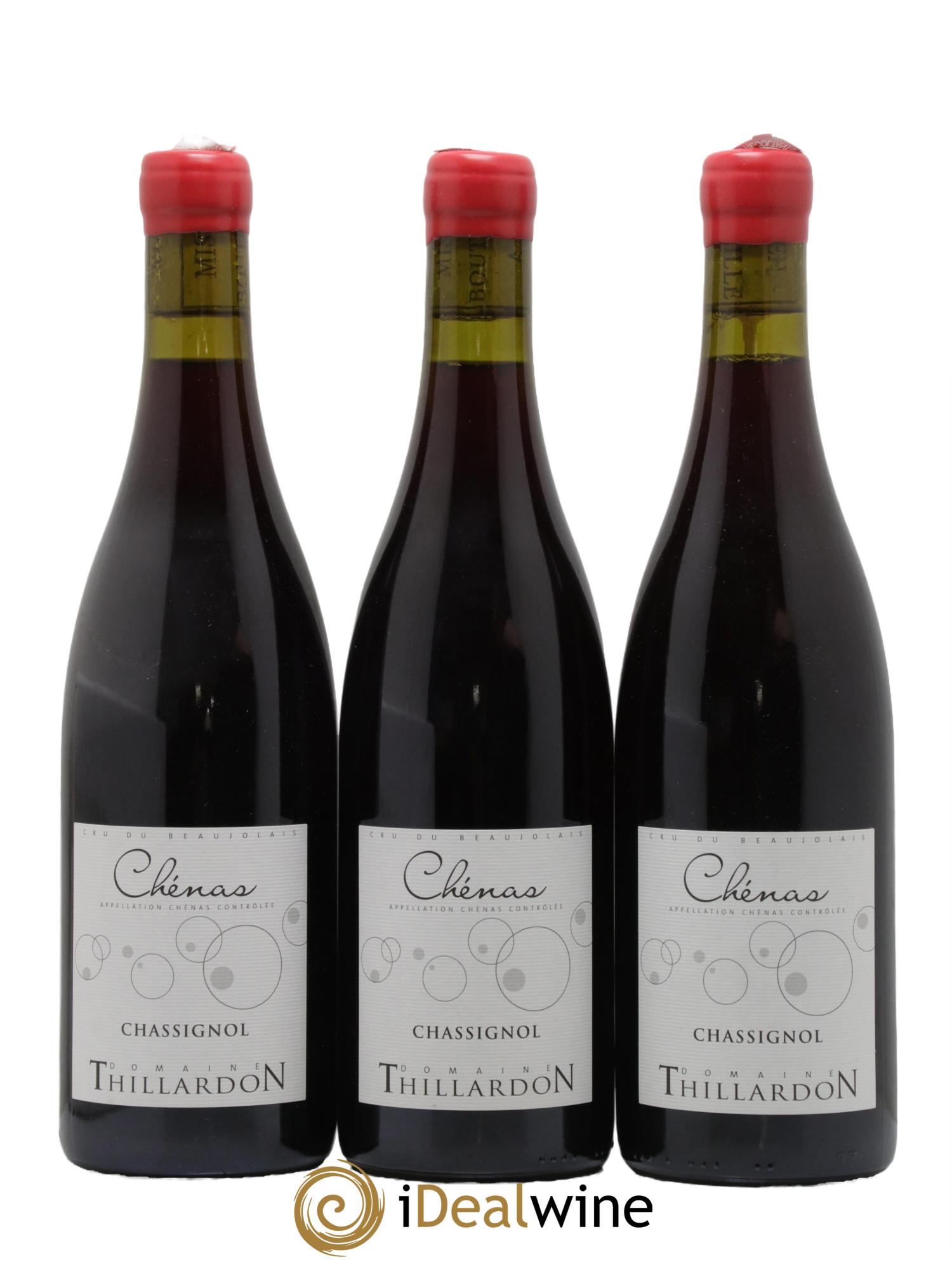 Chénas Chassignol Paul-Henri Thillardon 2018 - Lot de 3 bouteilles - 0