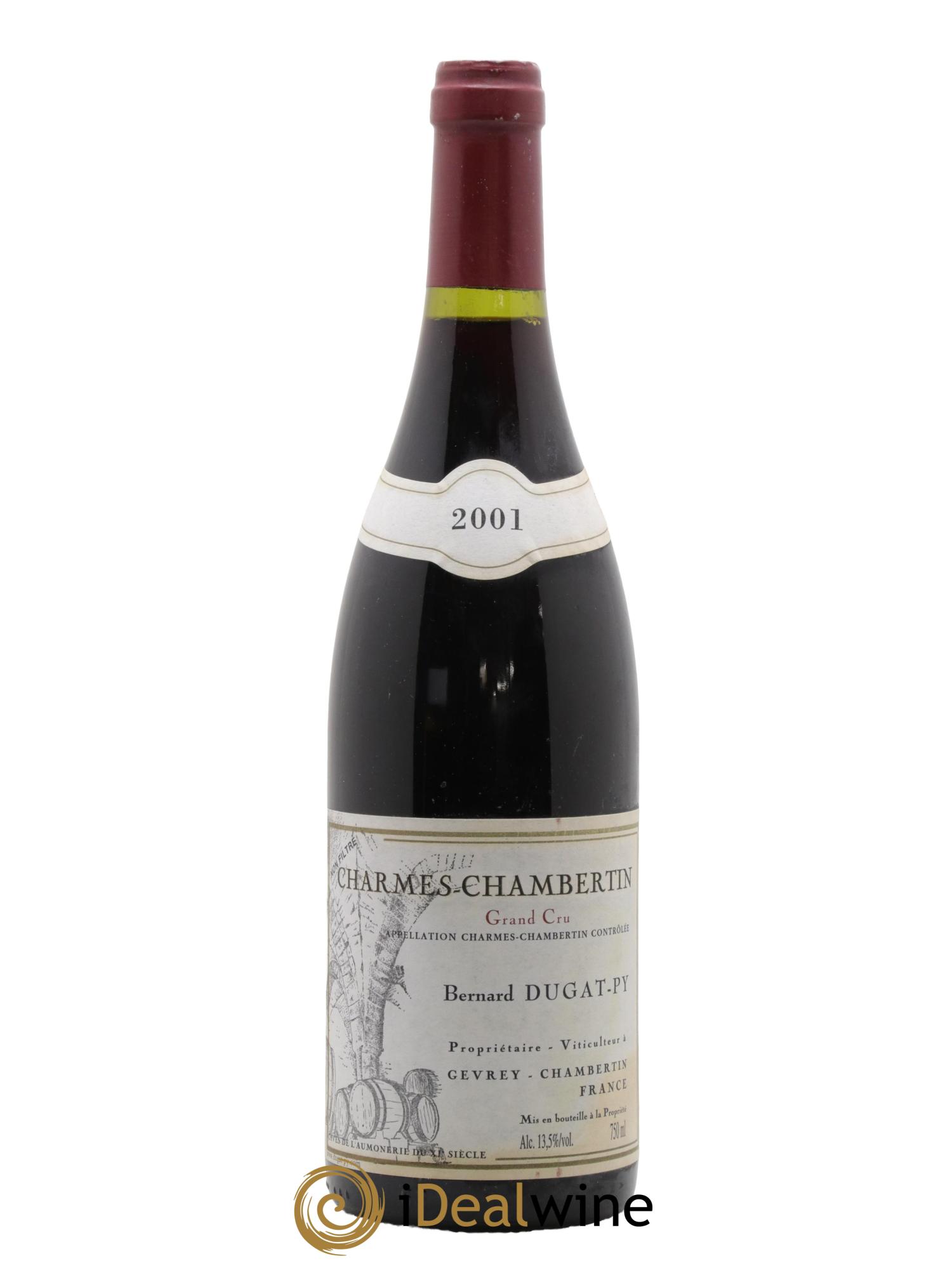 Charmes-Chambertin Grand Cru Dugat-Py 2001 - Lot of 1 bottle - 0