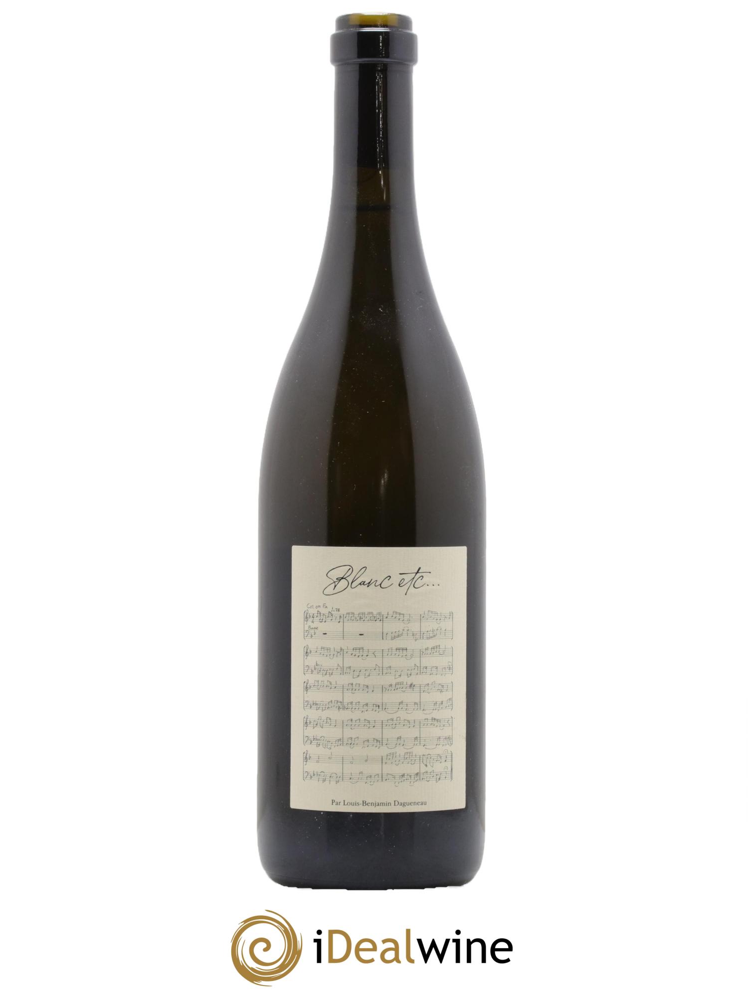 Vin de France Blanc Etc Dagueneau (Domaine Didier - Louis-Benjamin) 2019 - Lotto di 1 bottiglia - 0