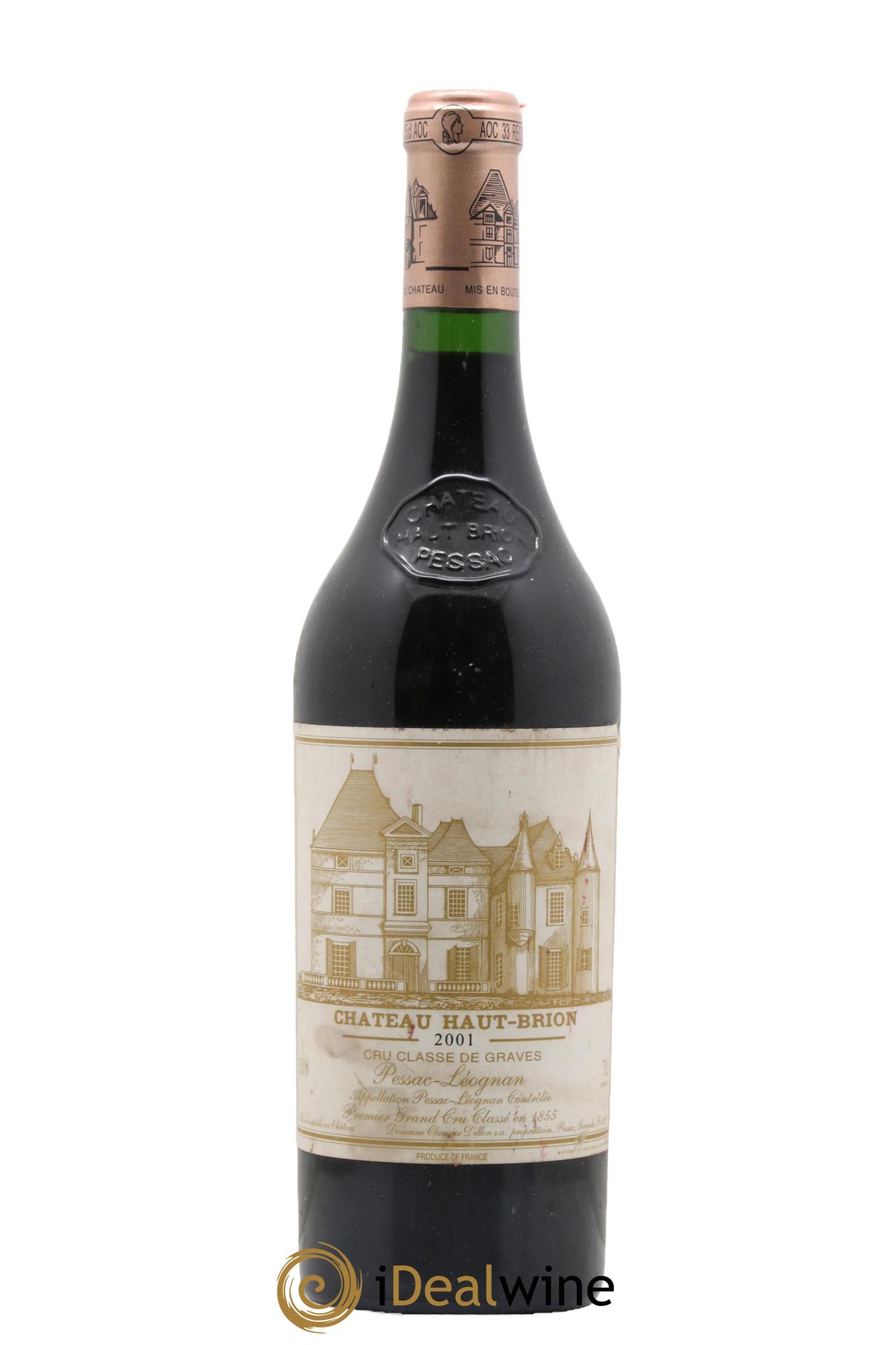 Château Haut Brion 1er Grand Cru Classé 2001 - Lotto di 1 bottiglia - 0