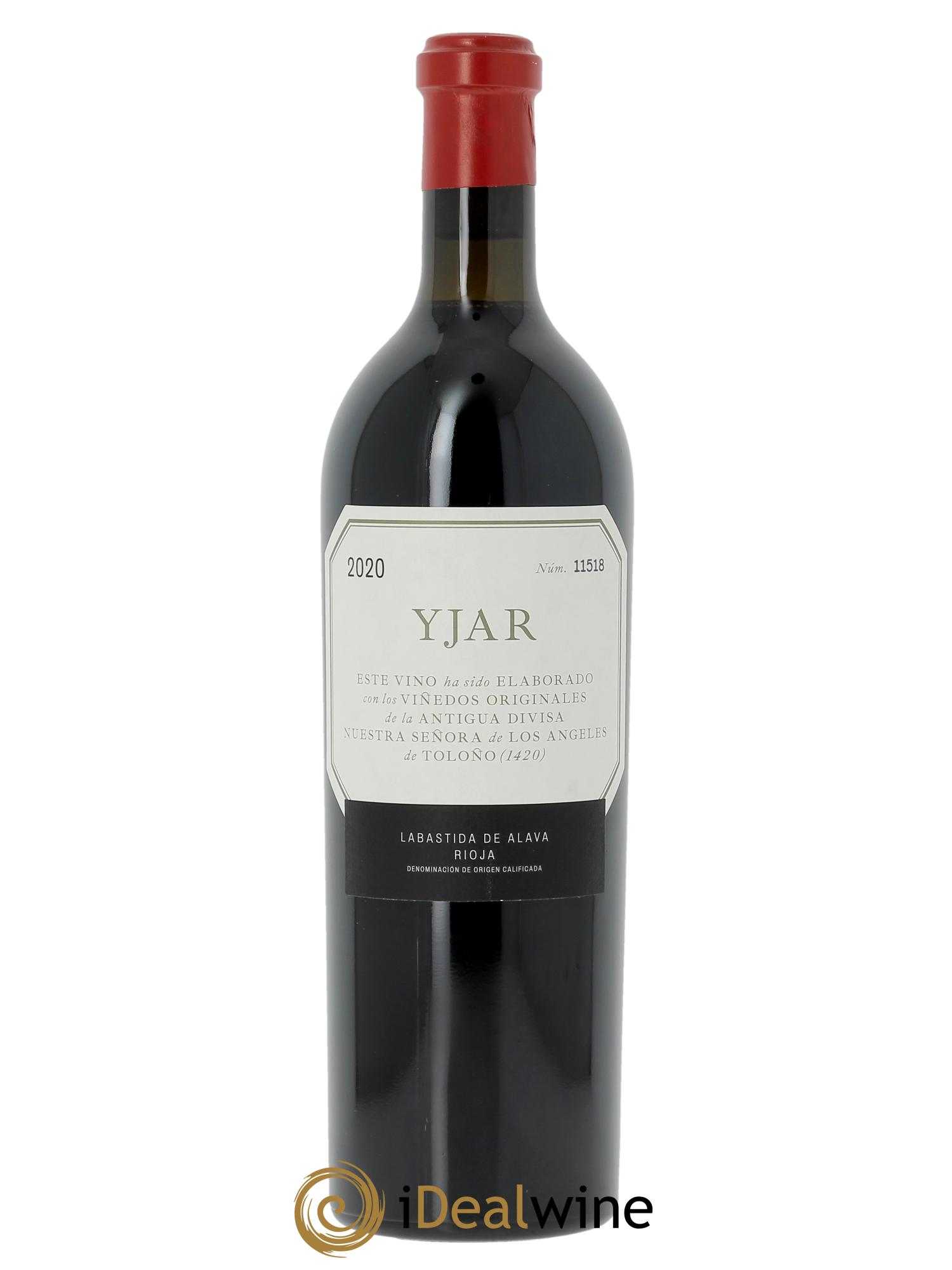 Rioja  Yjar Telmo Rodriguez (Original-holzkiste ab 3 bts) 2020 - Posten von 1 Flasche - 0