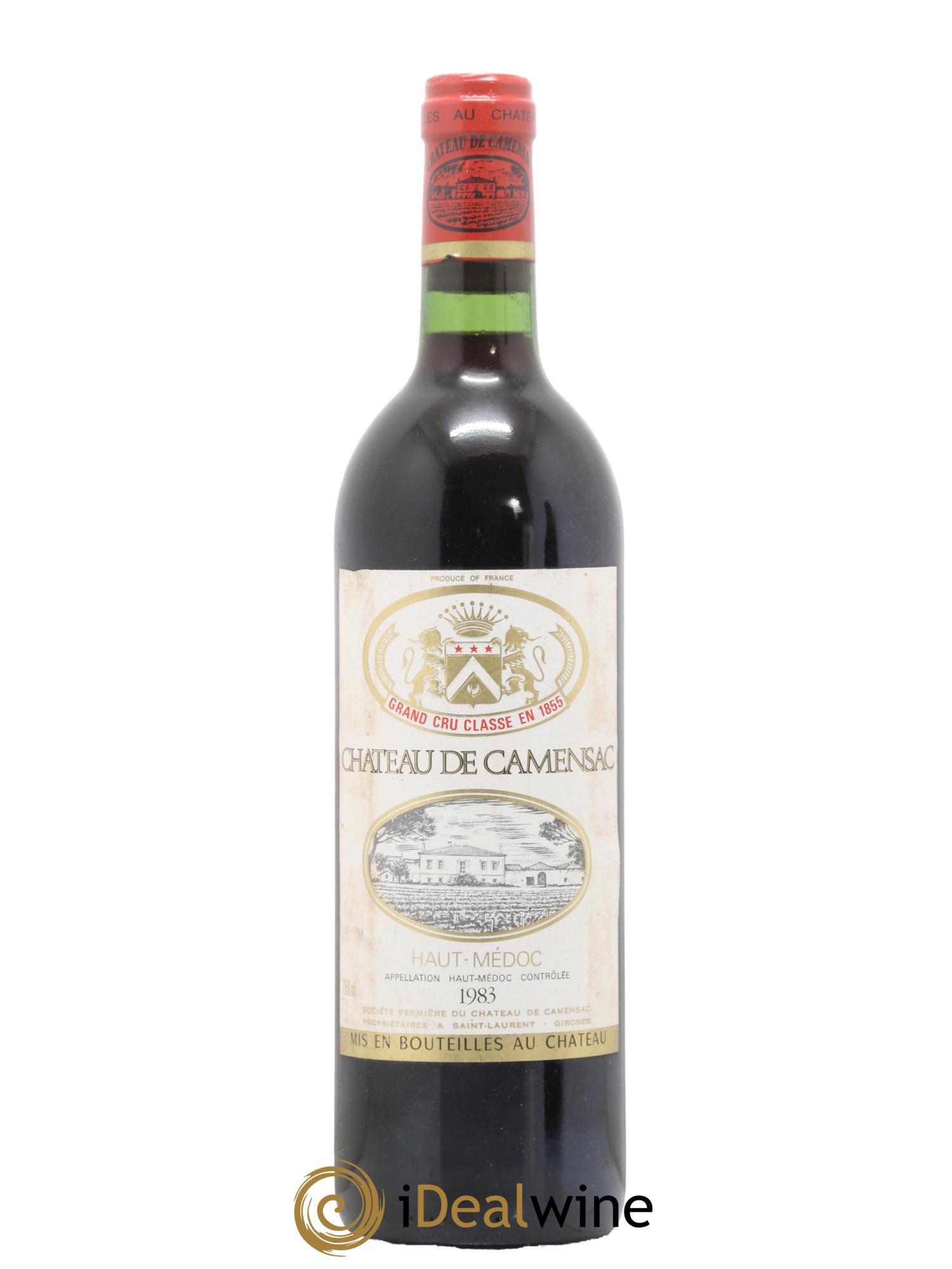 Château Camensac 5ème Grand Cru Classé 1983 - Posten von 1 Flasche - 0