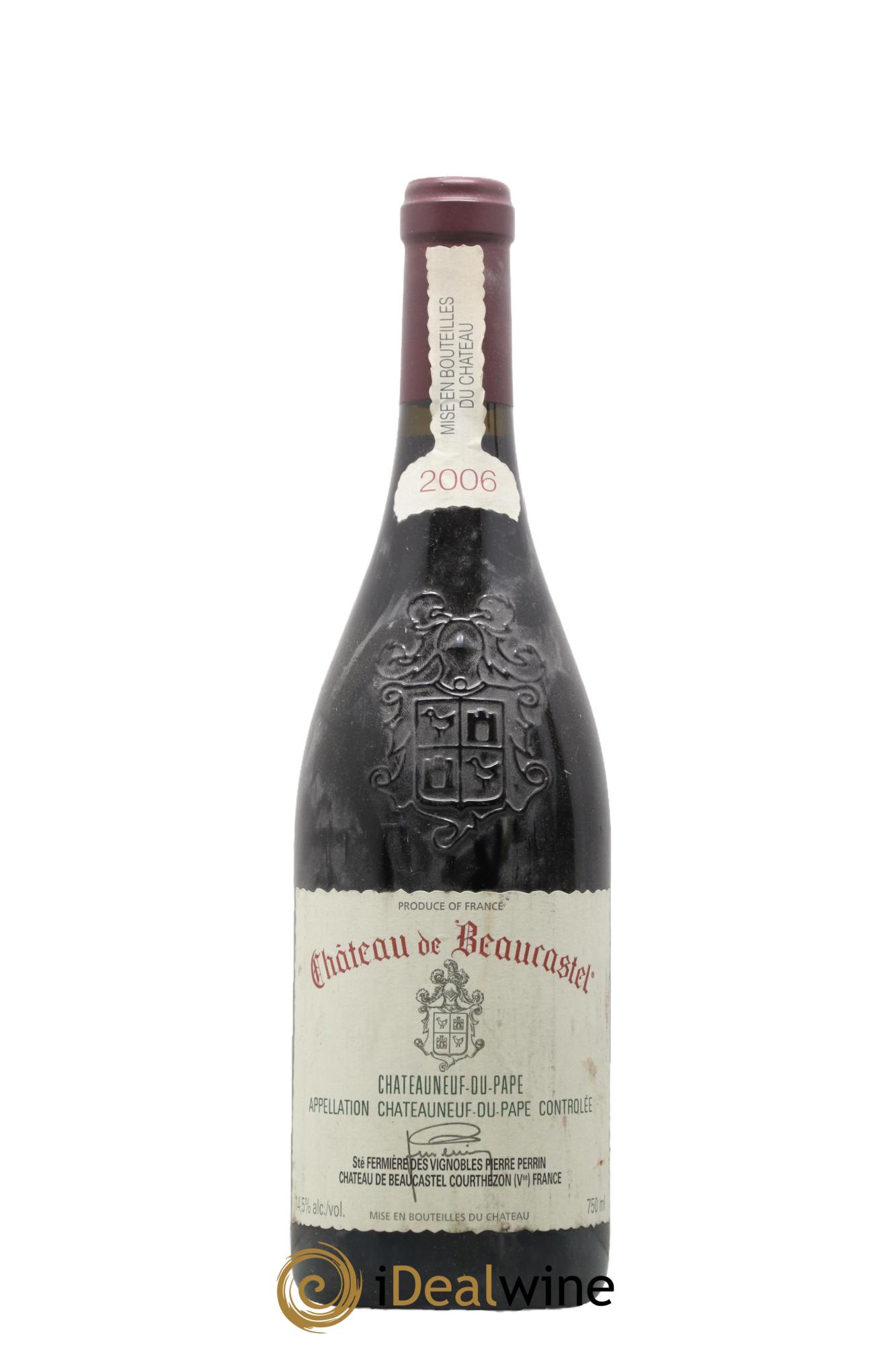 Châteauneuf-du-Pape Château de Beaucastel Famille Perrin 2006 - Lot de 1 bouteille - 0