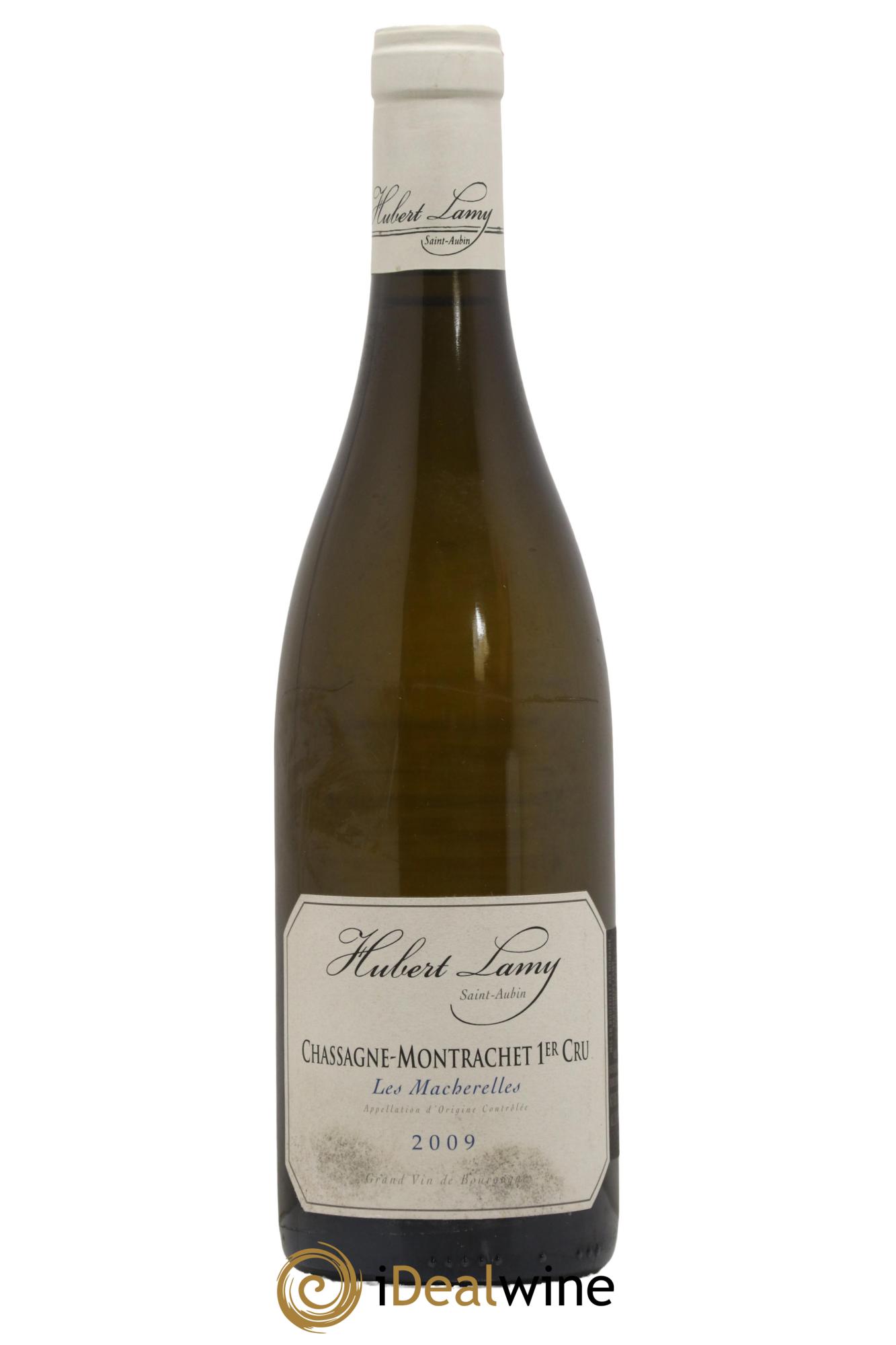 Chassagne-Montrachet 1er Cru Les Macherelles Hubert Lamy 2009 - Lot of 1 bottle - 0