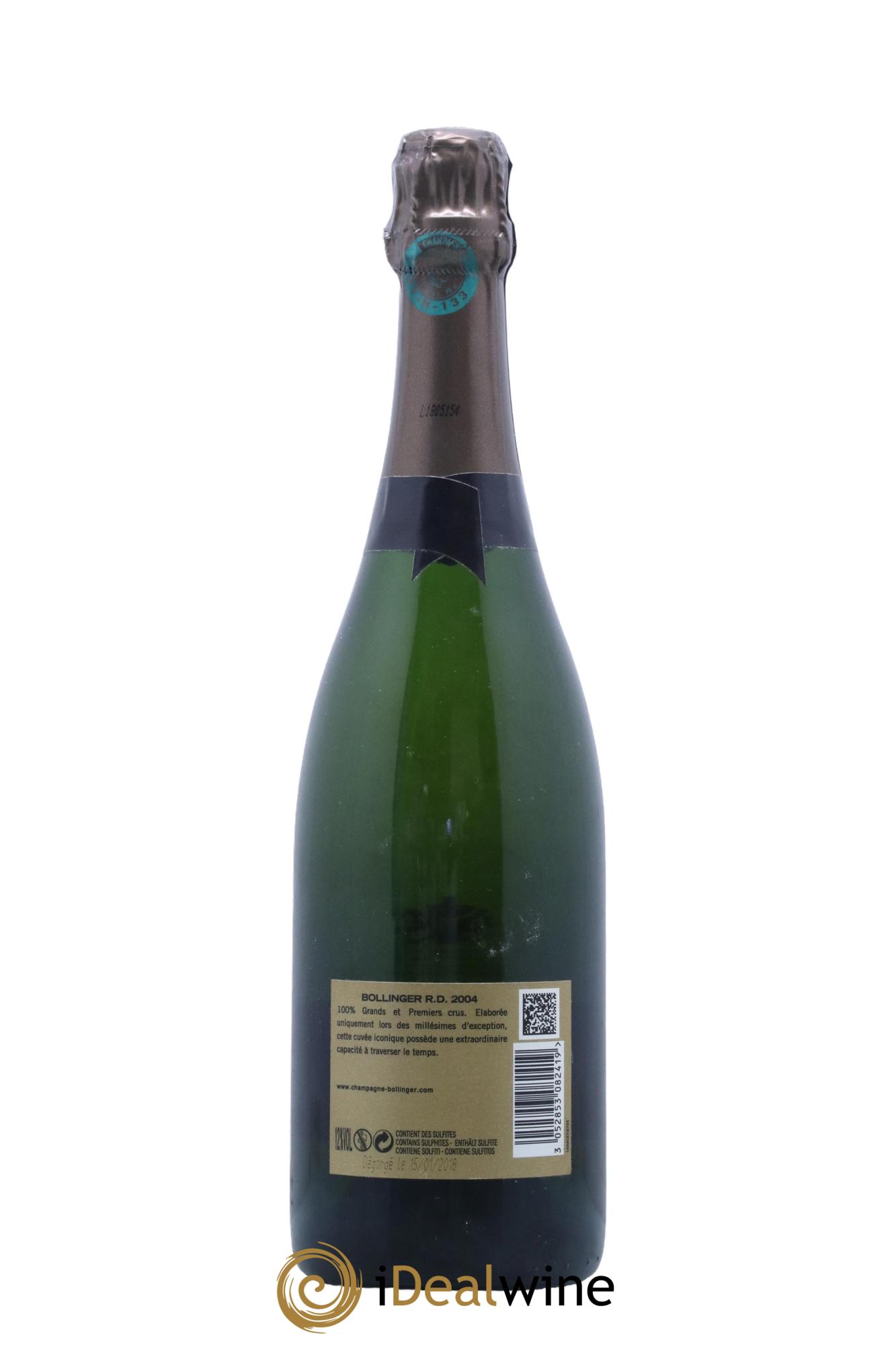 R.D. Extra Brut Bollinger  2004 - Posten von 1 Flasche - 1