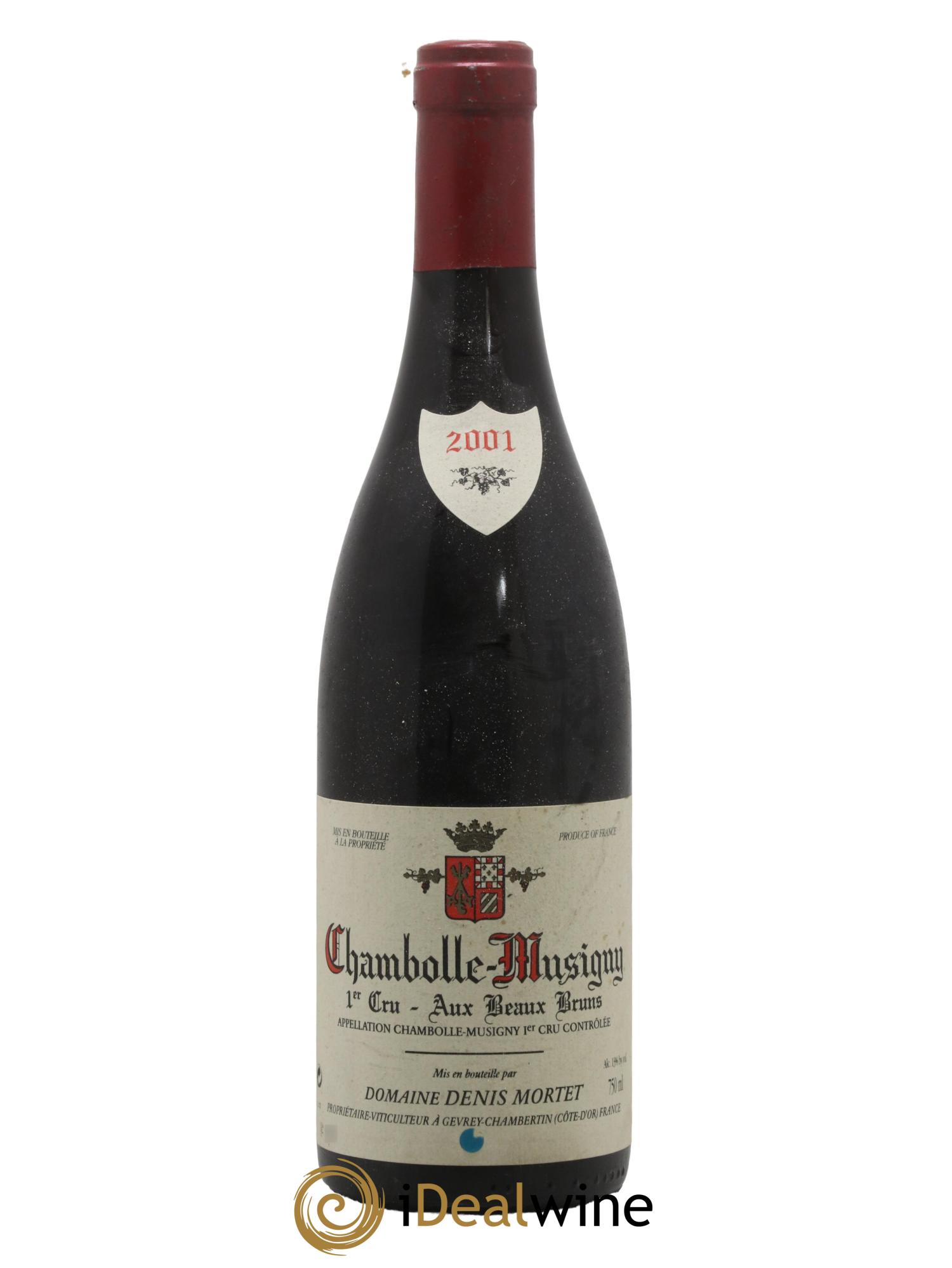 Chambolle-Musigny 1er Cru Aux Beaux Bruns Denis Mortet (Domaine) 2001 - Lot de 1 bouteille - 0