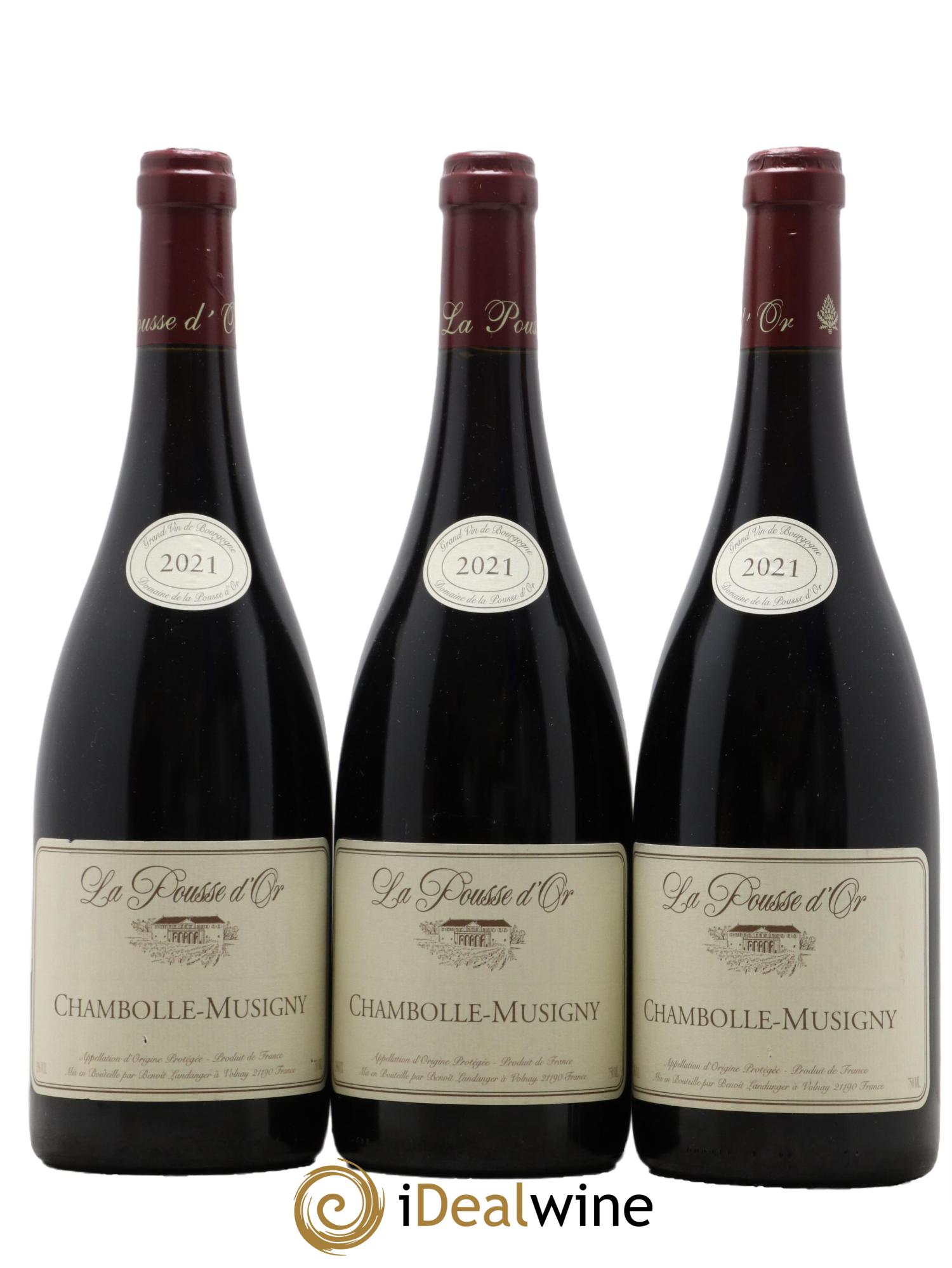 Chambolle-Musigny La Pousse d'Or (Domaine de)  2021 - Lotto di 3 bottiglie - 0