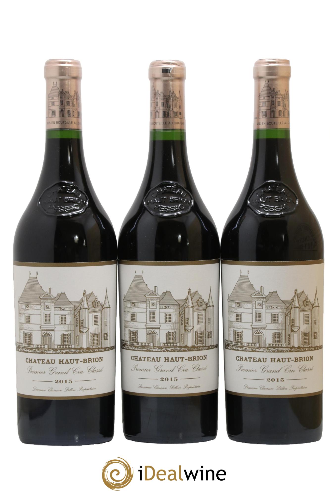 Château Haut Brion 1er Grand Cru Classé 2015 - Lotto di 3 bottiglie - 1