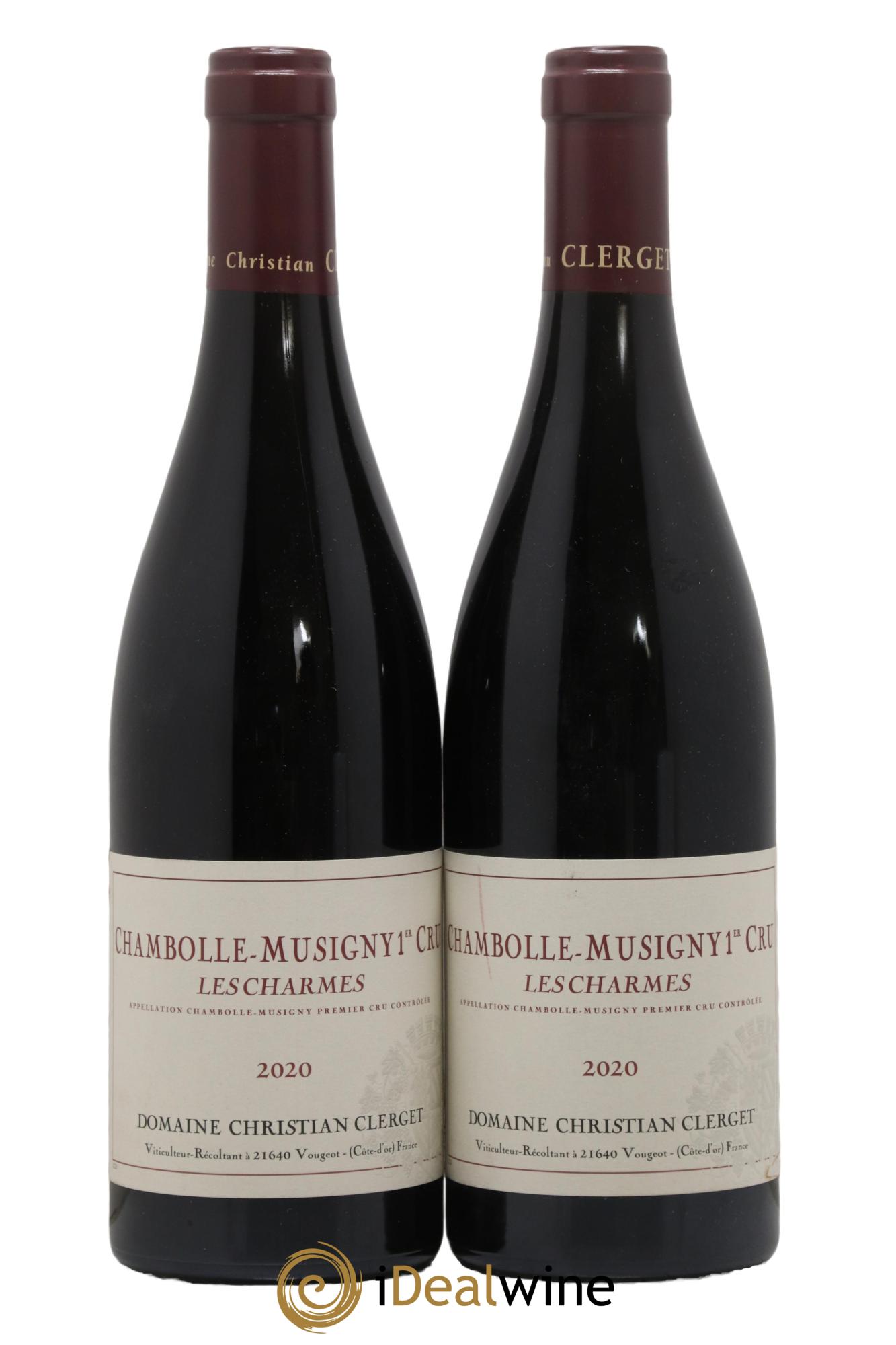 Chambolle-Musigny 1er Cru Les Charmes Christian Clerget  2020 - Lot of 2 bottles - 0