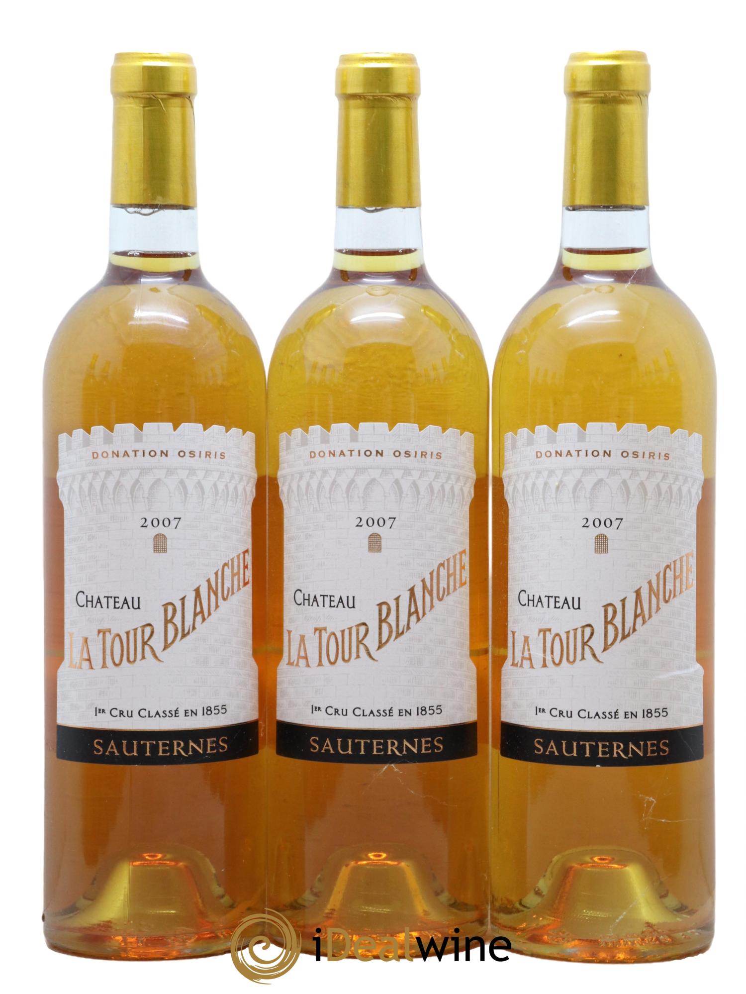 Château la Tour Blanche 1er Grand Cru Classé  2007 - Lot de 12 bouteilles - 1