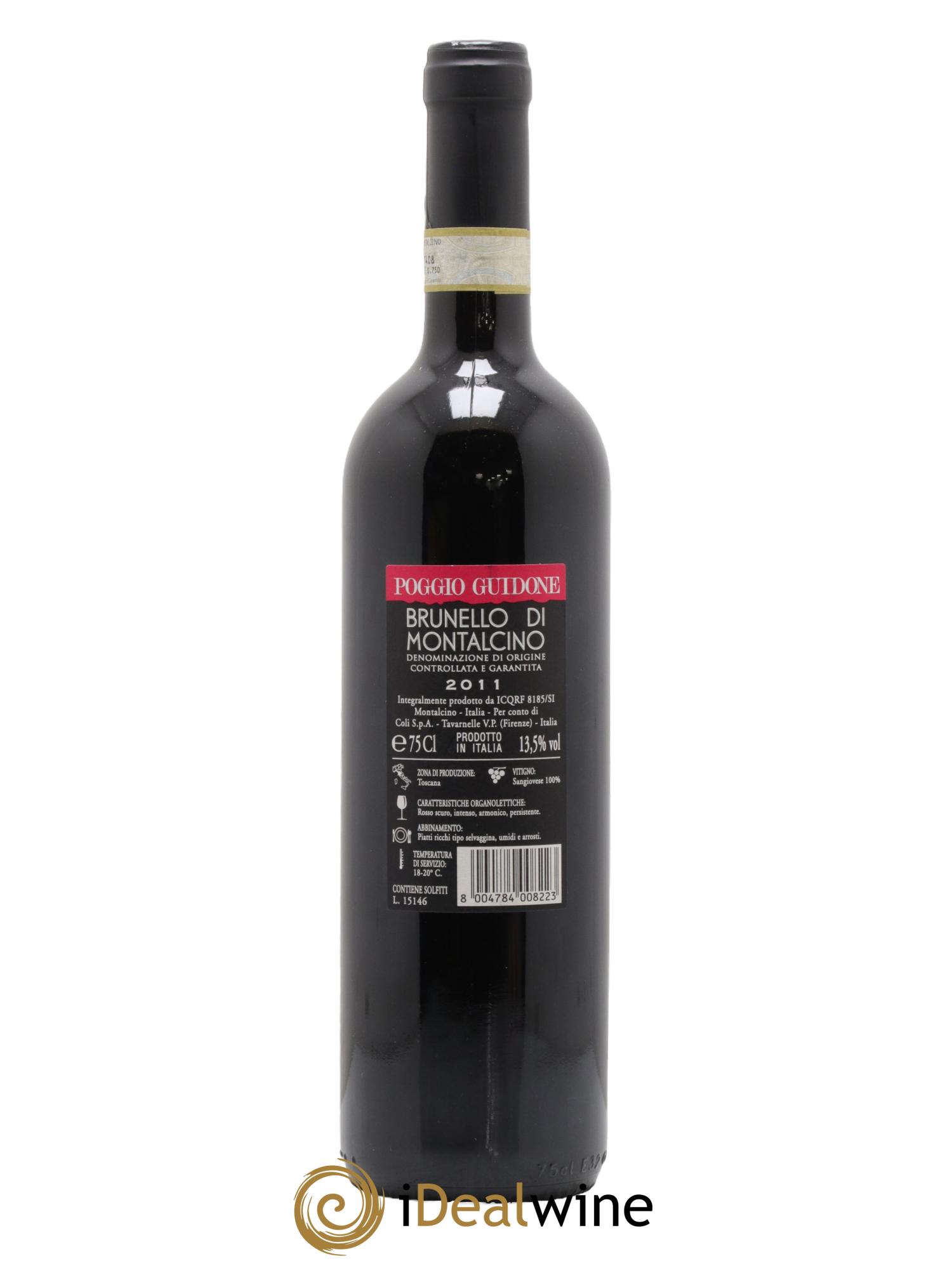 Brunello di Montalcino DOCG Poggio Guidone 2011 - Lotto di 1 bottiglia - 1