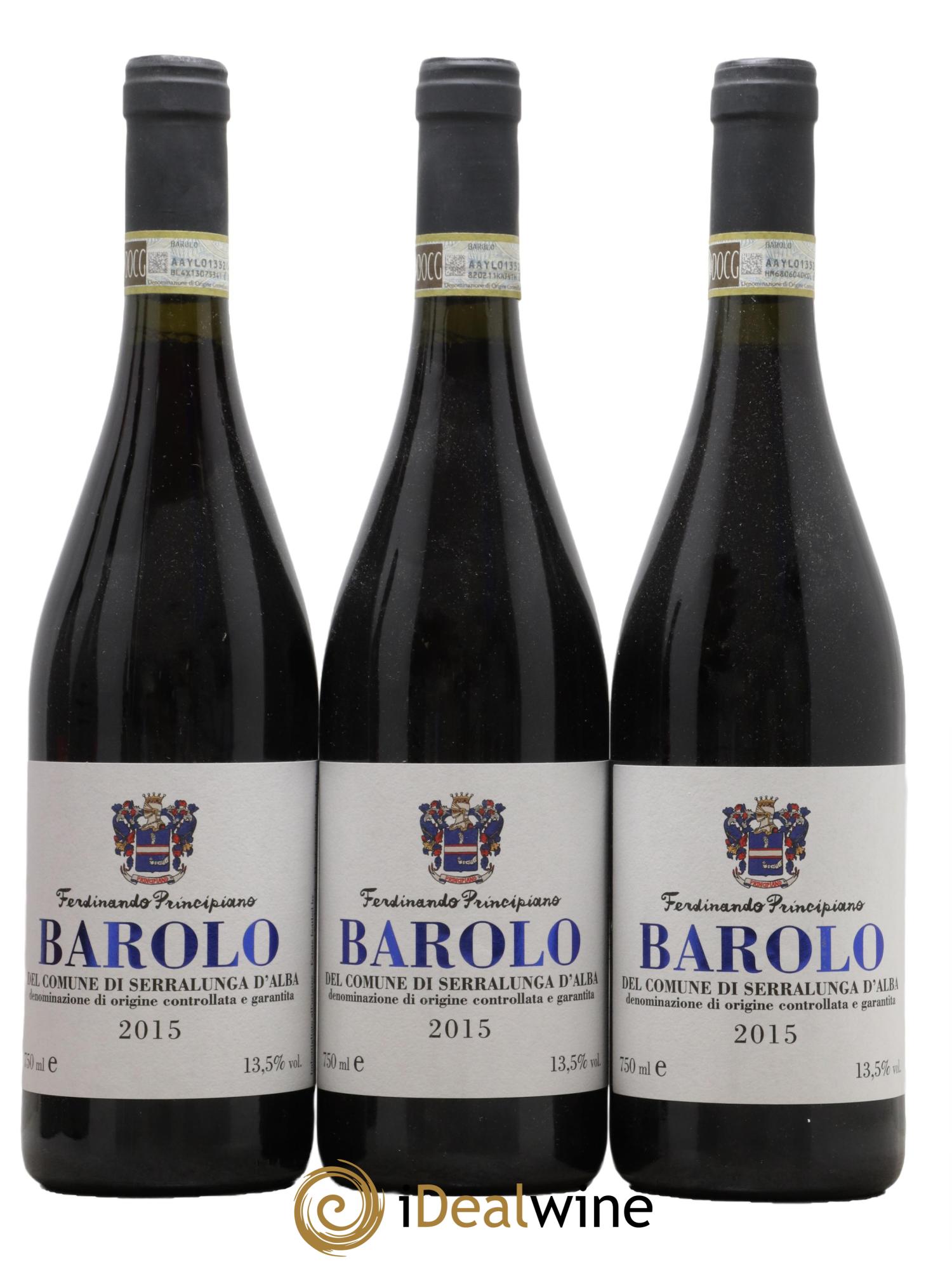 Barolo DOCG Ferdinando Principiano 2015 - Posten von 3 Flaschen - 0