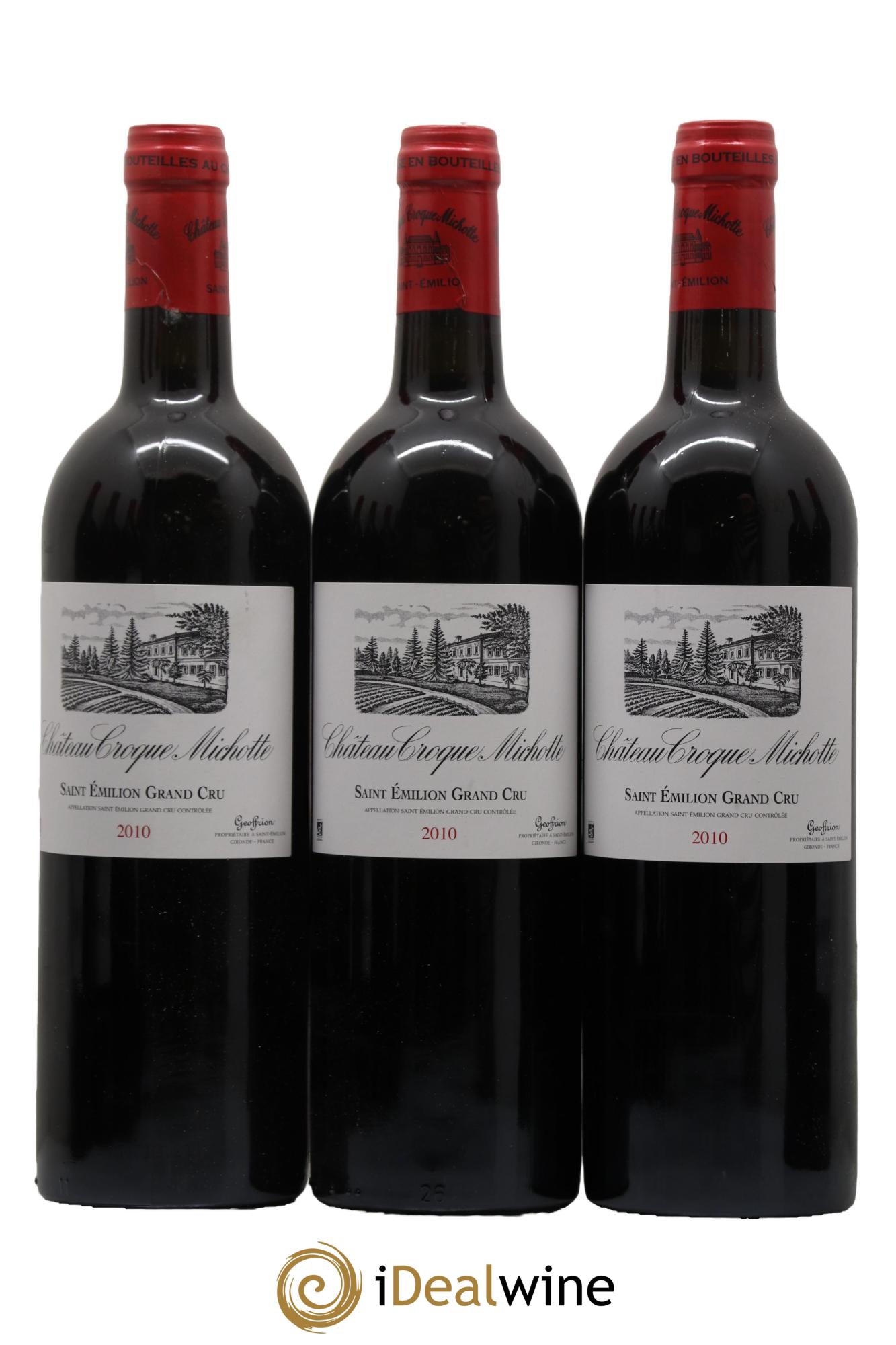 Château Croque Michotte 2010 - Lot de 12 bouteilles - 2