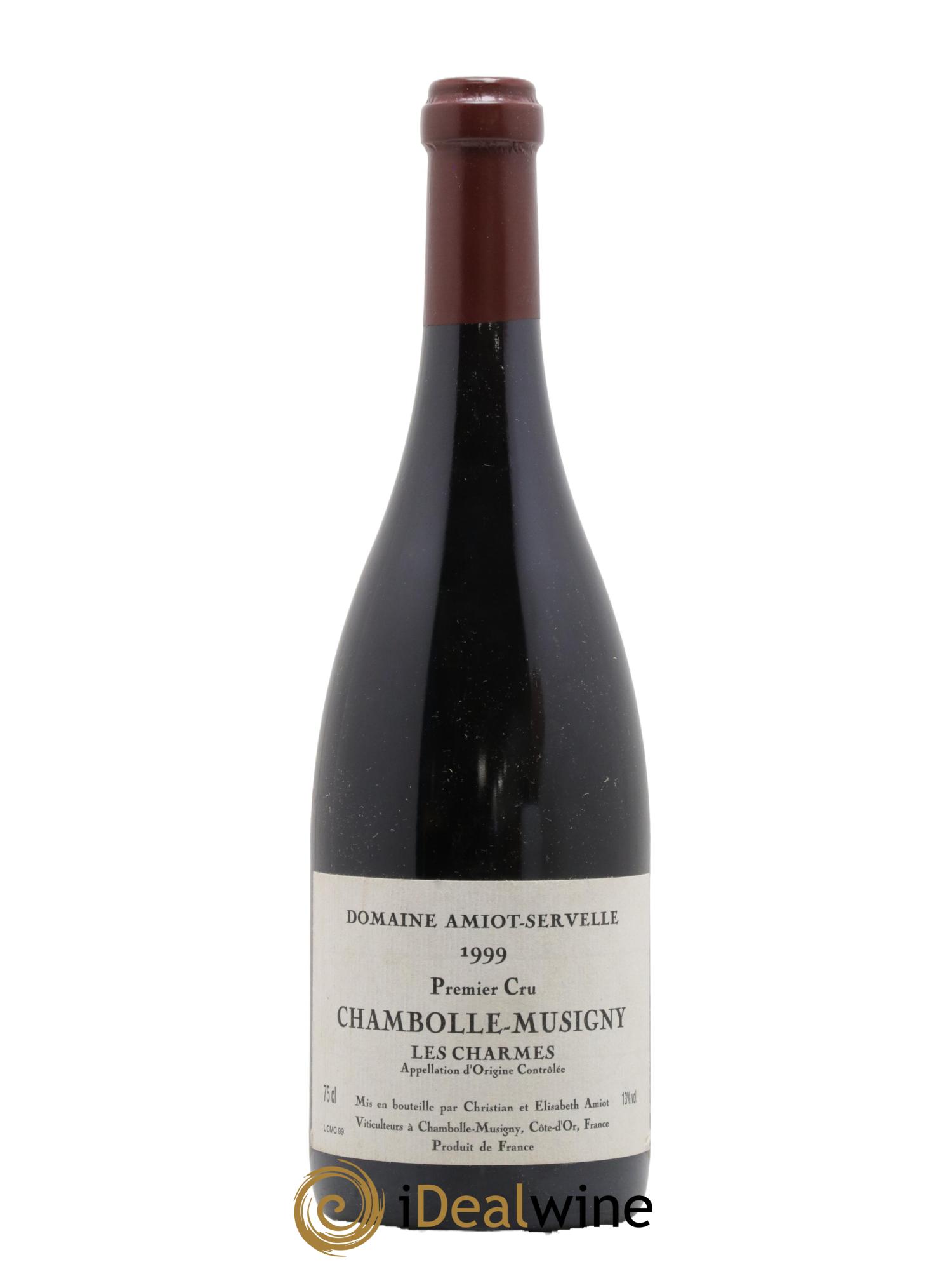 Chambolle-Musigny 1er Cru Les Charmes Amiot-Servelle 1999 - Posten von 1 Flasche - 0