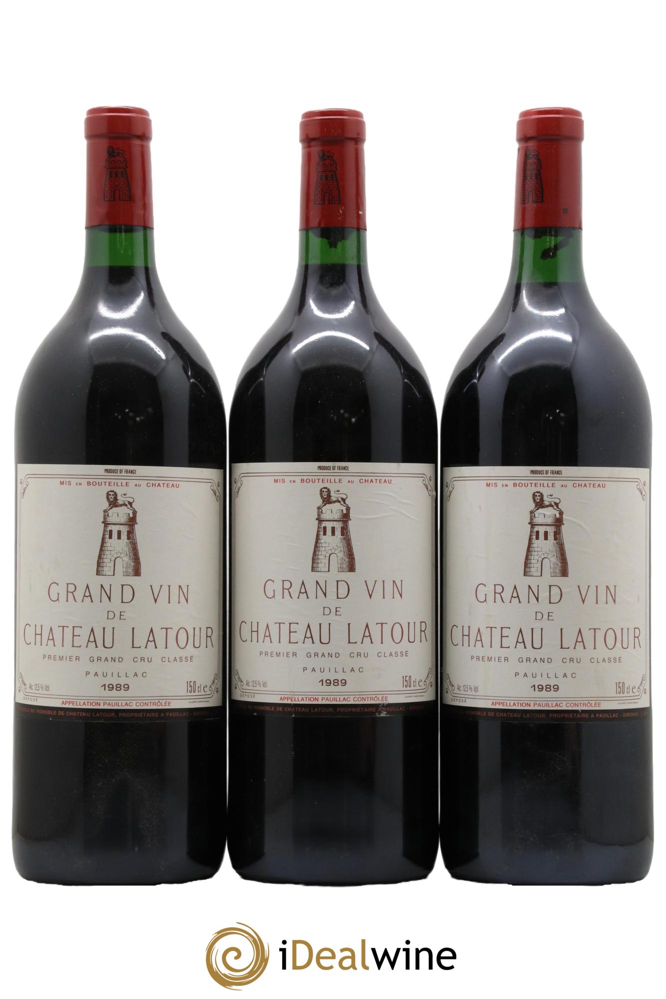 Château Latour 1er Grand Cru Classé 1989 - Lotto di 3 magnum - 0