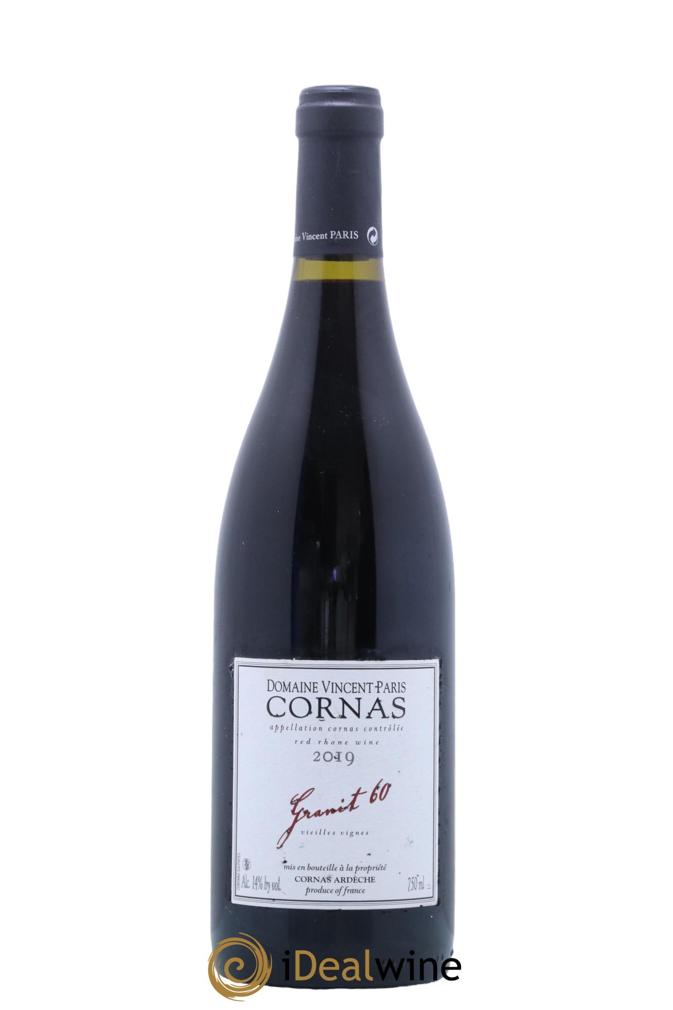 Cornas Granit 60 Vieilles Vignes Vincent Paris 2019 - Lotto di 1 bottiglia - 0