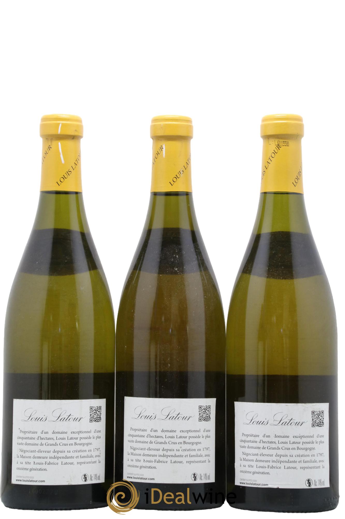 Bâtard-Montrachet Grand Cru Louis Latour 2014 - Lot of 3 bottles - 1