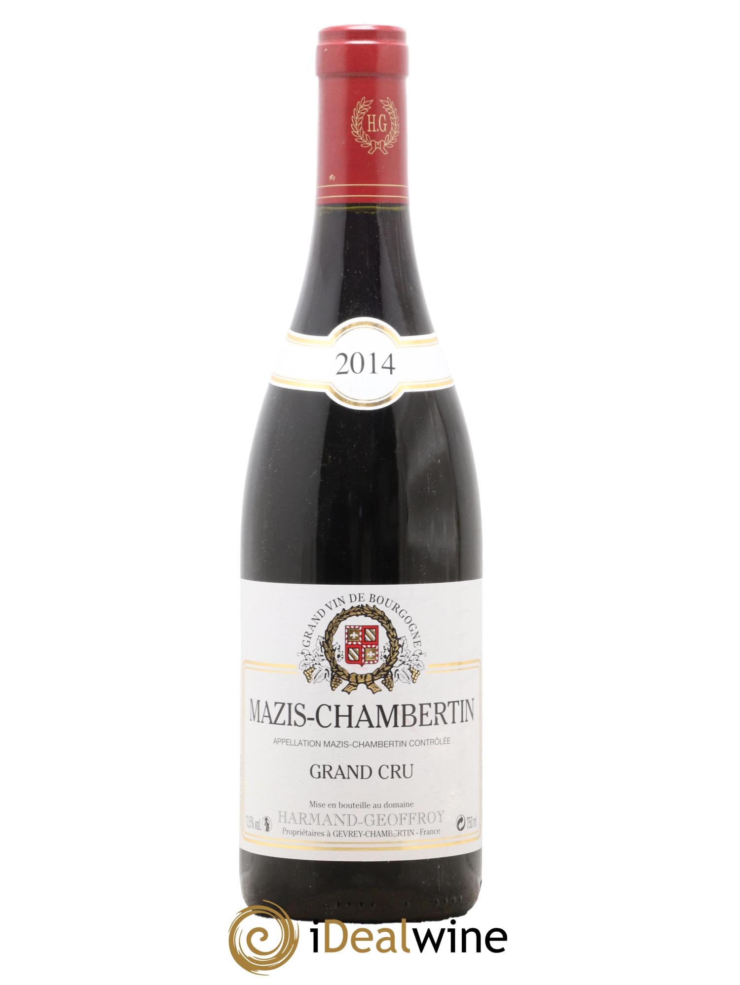 Mazis-Chambertin Grand Cru Harmand-Geoffroy (Domaine) 2014 - Posten von 1 Flasche - 0