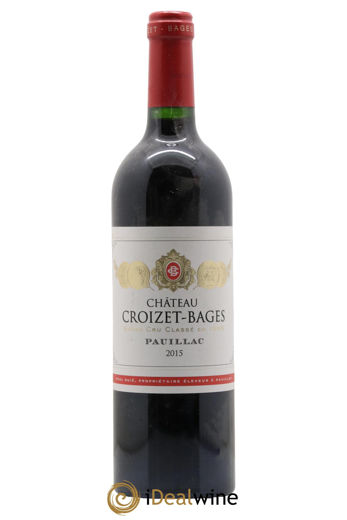 Château Croizet Bages 5ème Grand Cru Classé 2015 - Lotto di 1 bottiglia - 0