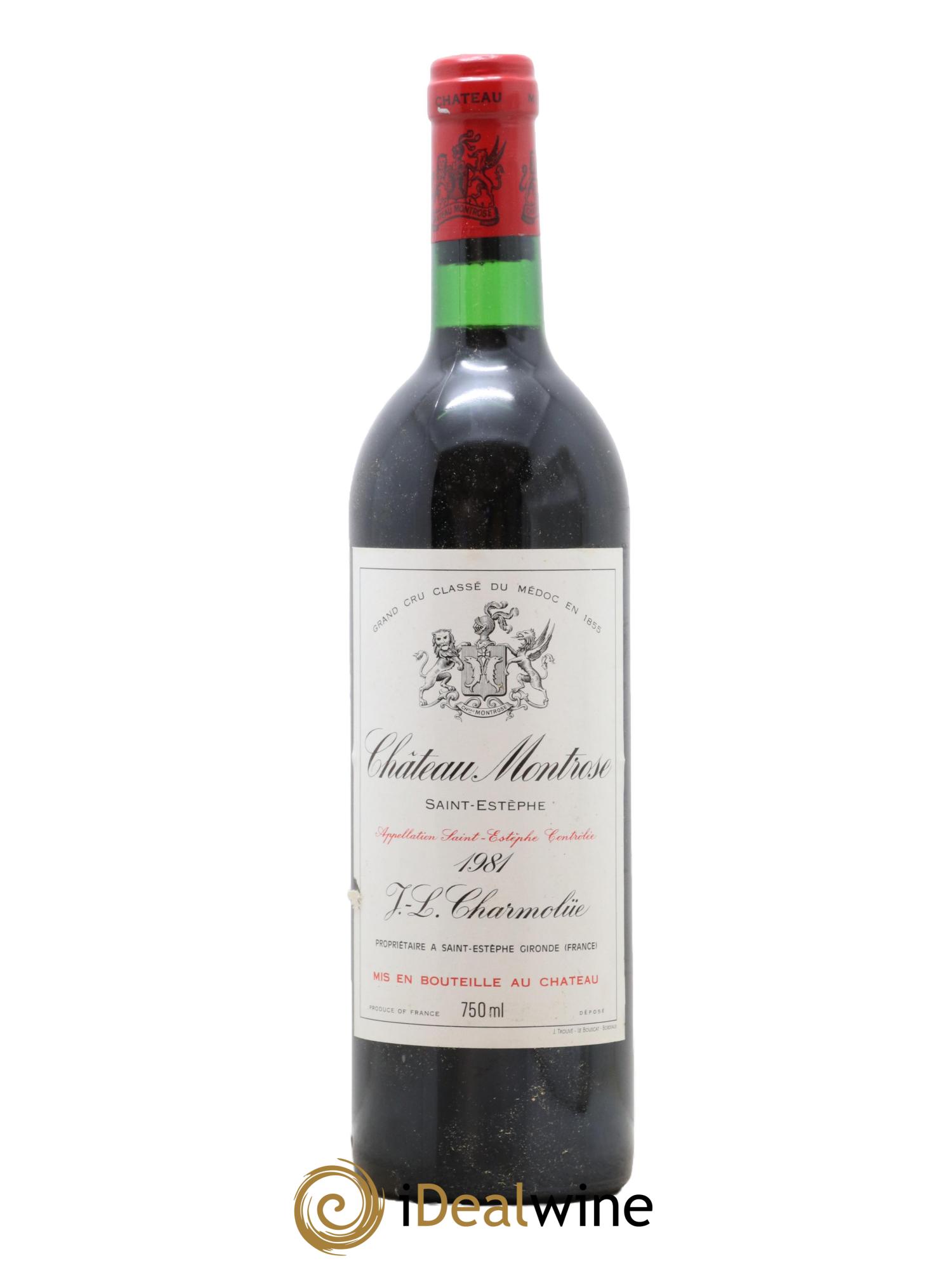 Château Montrose 2ème Grand Cru Classé 1981 - Lot de 1 bouteille - 0