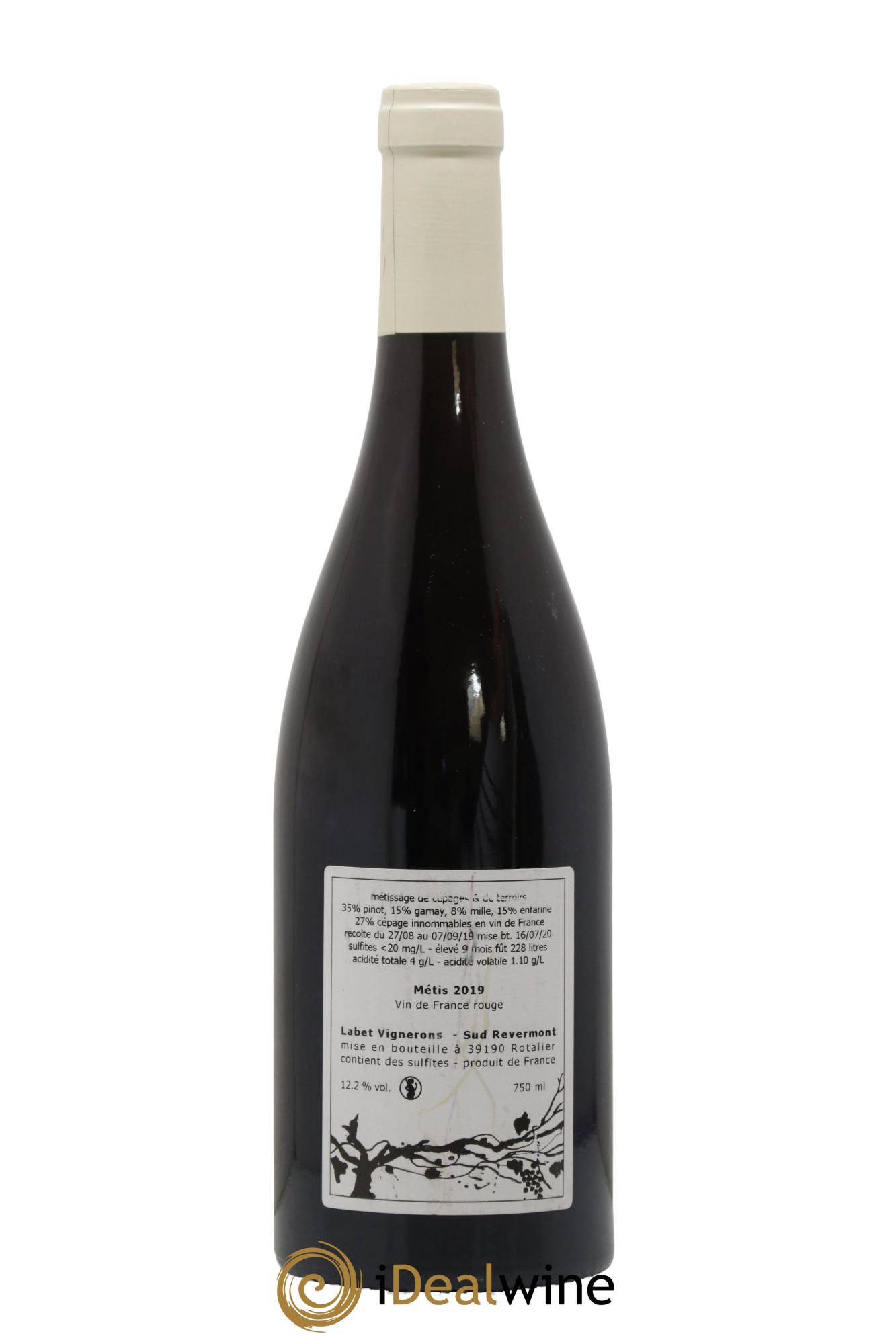 Vin de France Métis Romain - Julien  - Charline Labet  2019 - Posten von 1 Flasche - 1