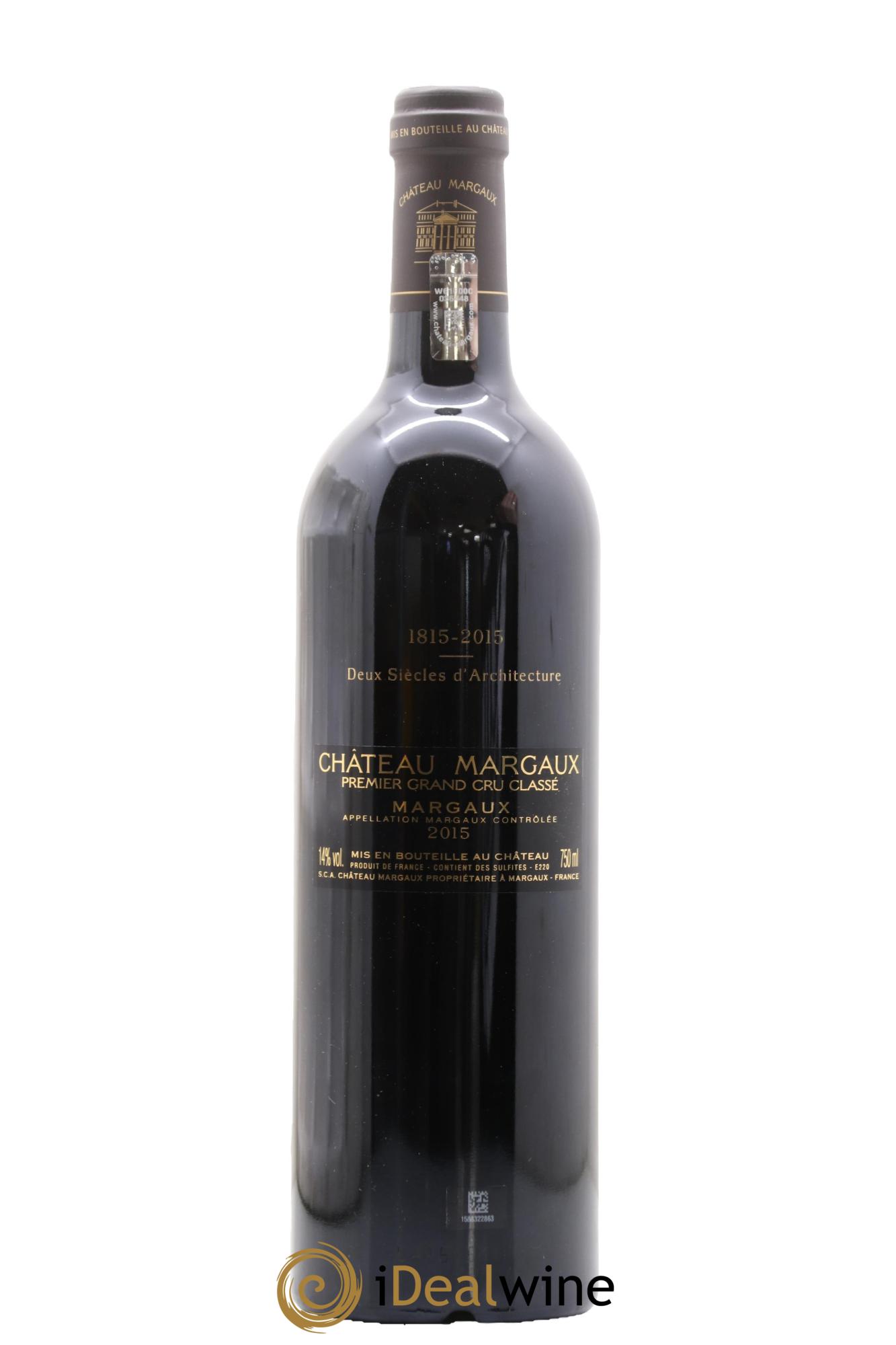 Château Margaux 1er Grand Cru Classé 2015 - Lot of 1 bottle - 1