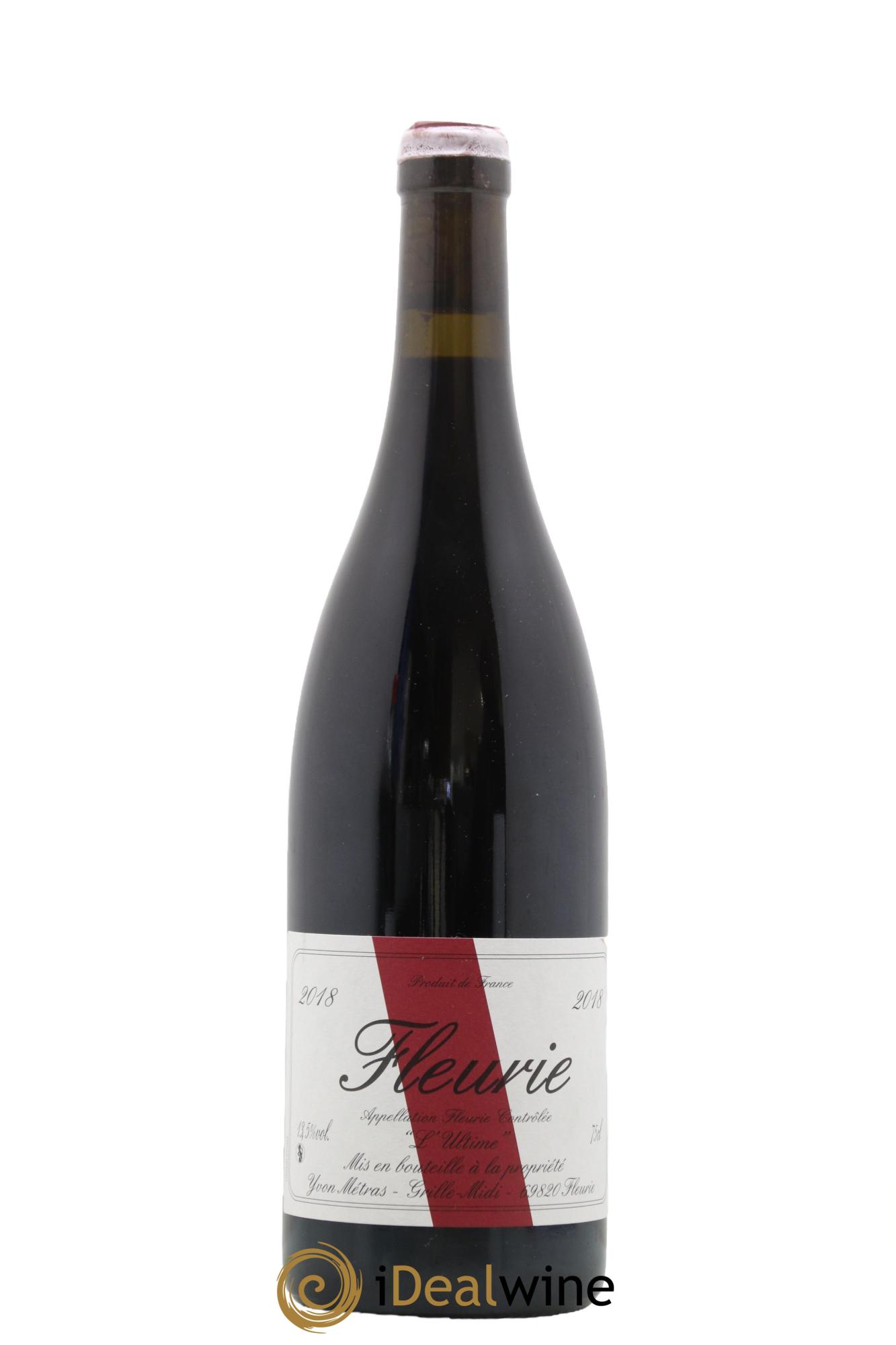 Fleurie l'Ultime Yvon Métras  2018 - Posten von 1 Flasche - 0