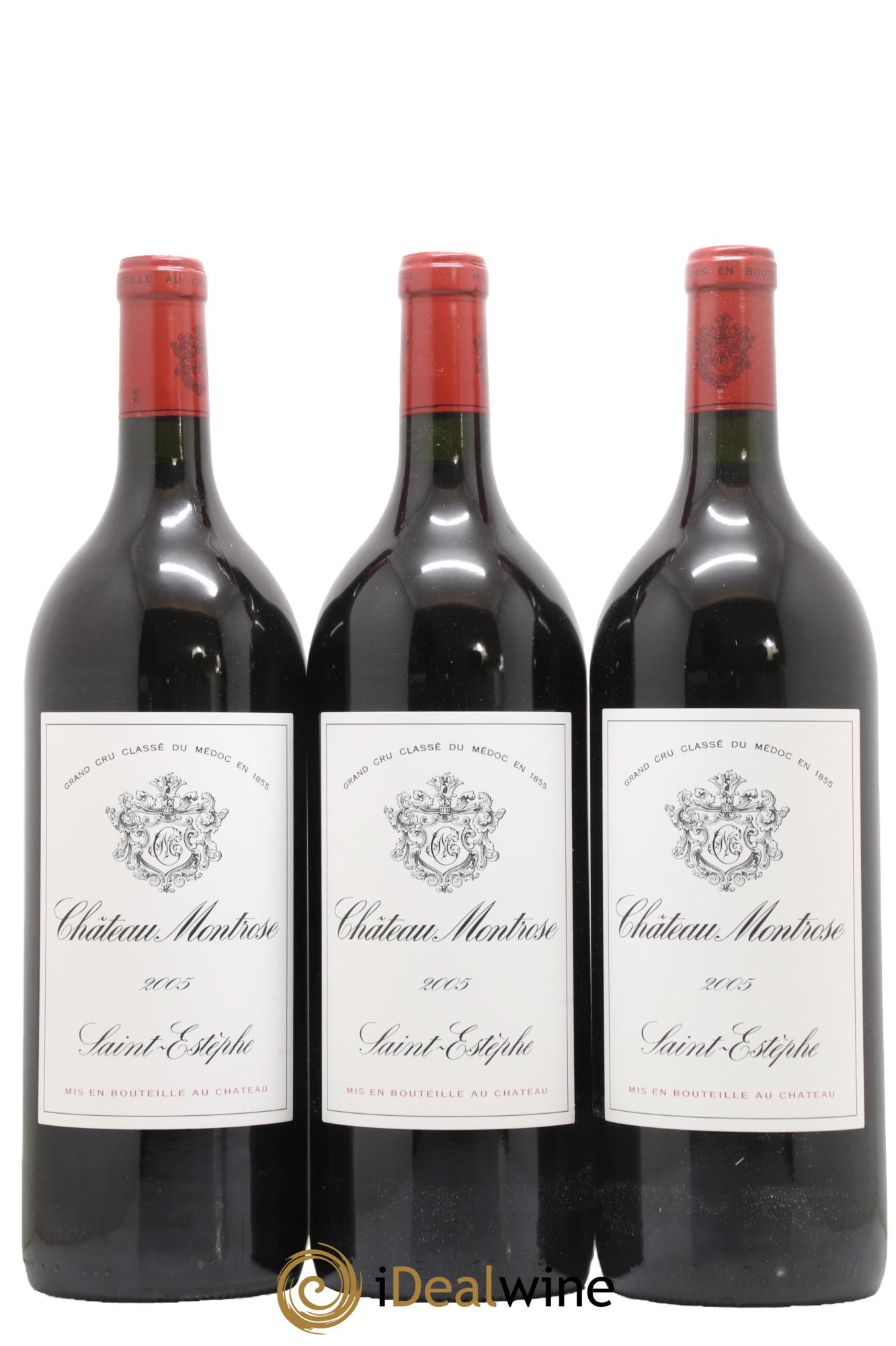 Château Montrose 2ème Grand Cru Classé 2005 - Lot of 3 magnums - 0