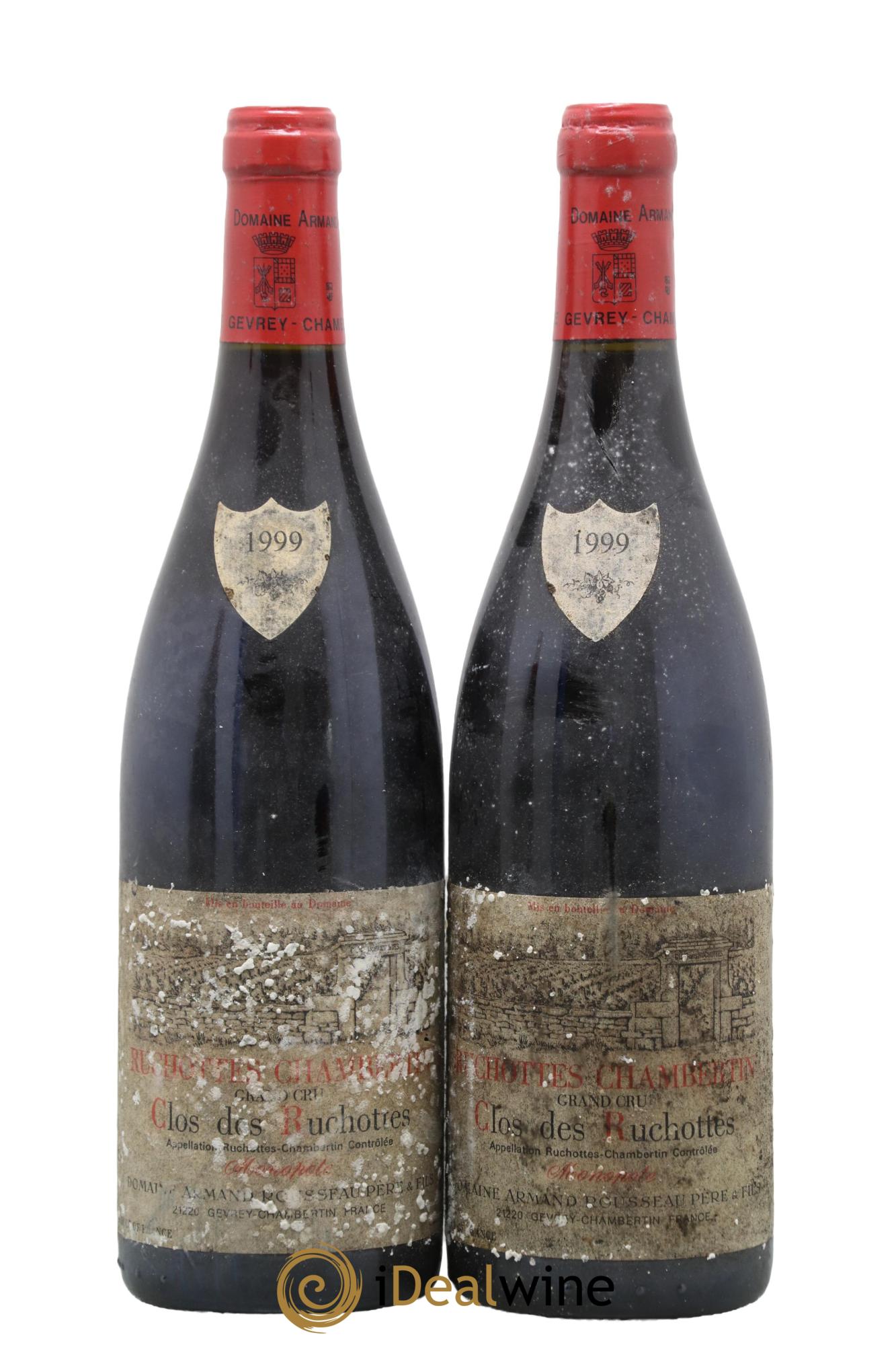 Ruchottes-Chambertin Grand Cru Clos des Ruchottes Armand Rousseau (Domaine) 1999 - Lot de 2 bouteilles - 0