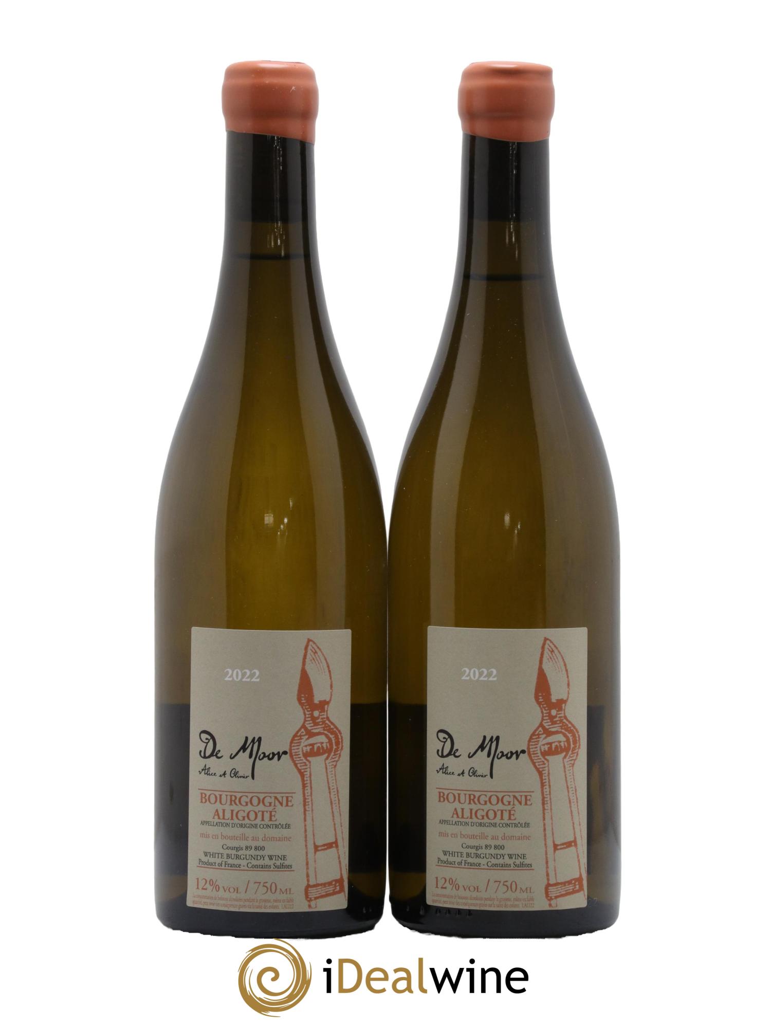 Bourgogne Aligoté Alice et Olivier De Moor 2022 - Lot of 2 bottles - 0