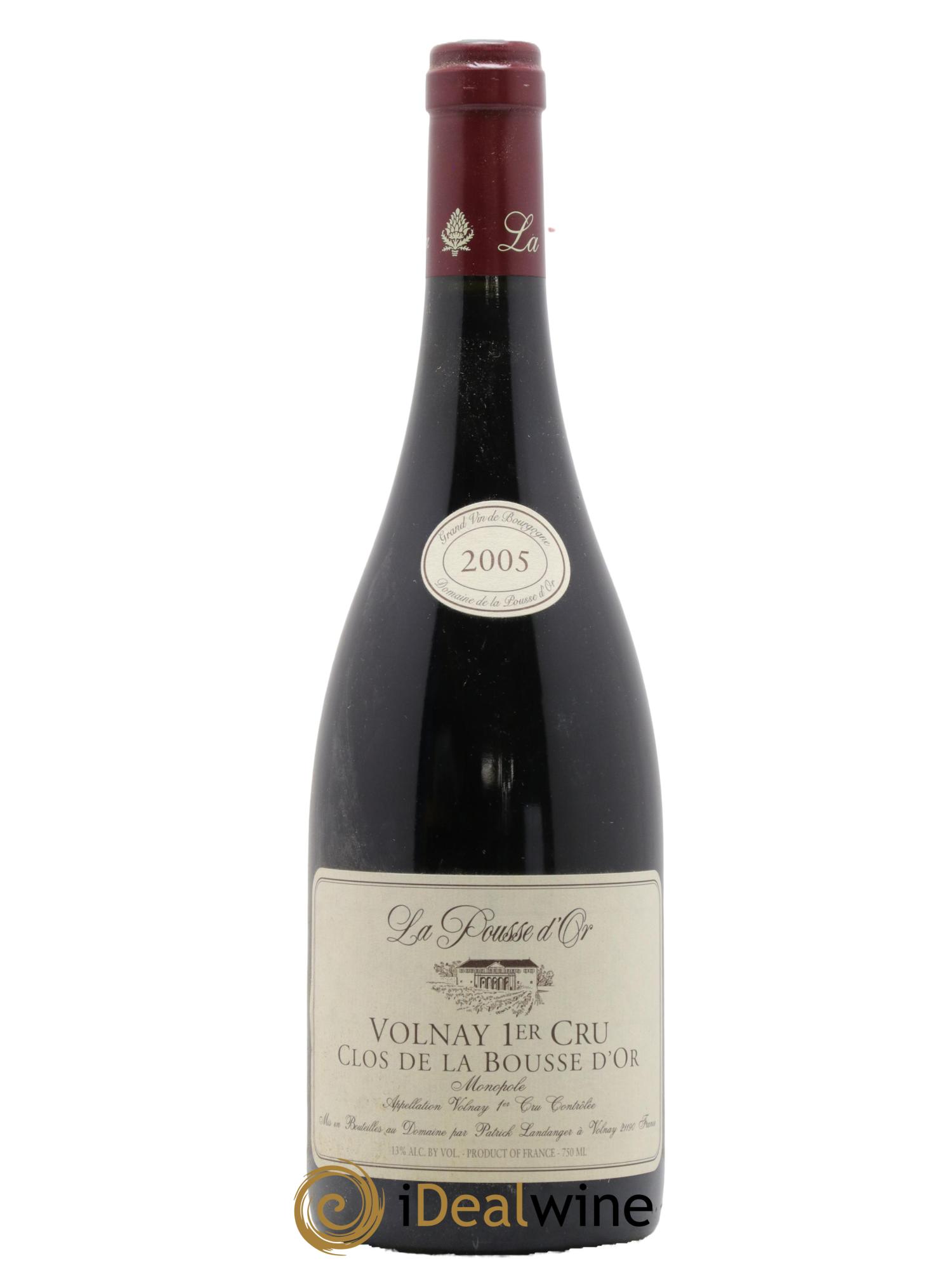 Volnay 1er Cru Clos de la Bousse d'Or La Pousse d'Or (Domaine de) 2005 - Lotto di 1 bottiglia - 0