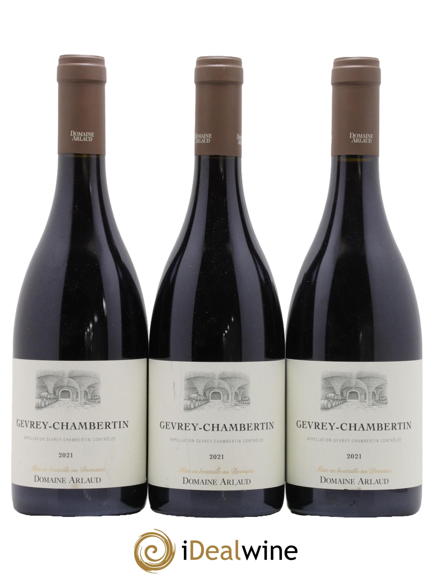 Gevrey-Chambertin Arlaud 2021 - Lot of 3 bottles - 0