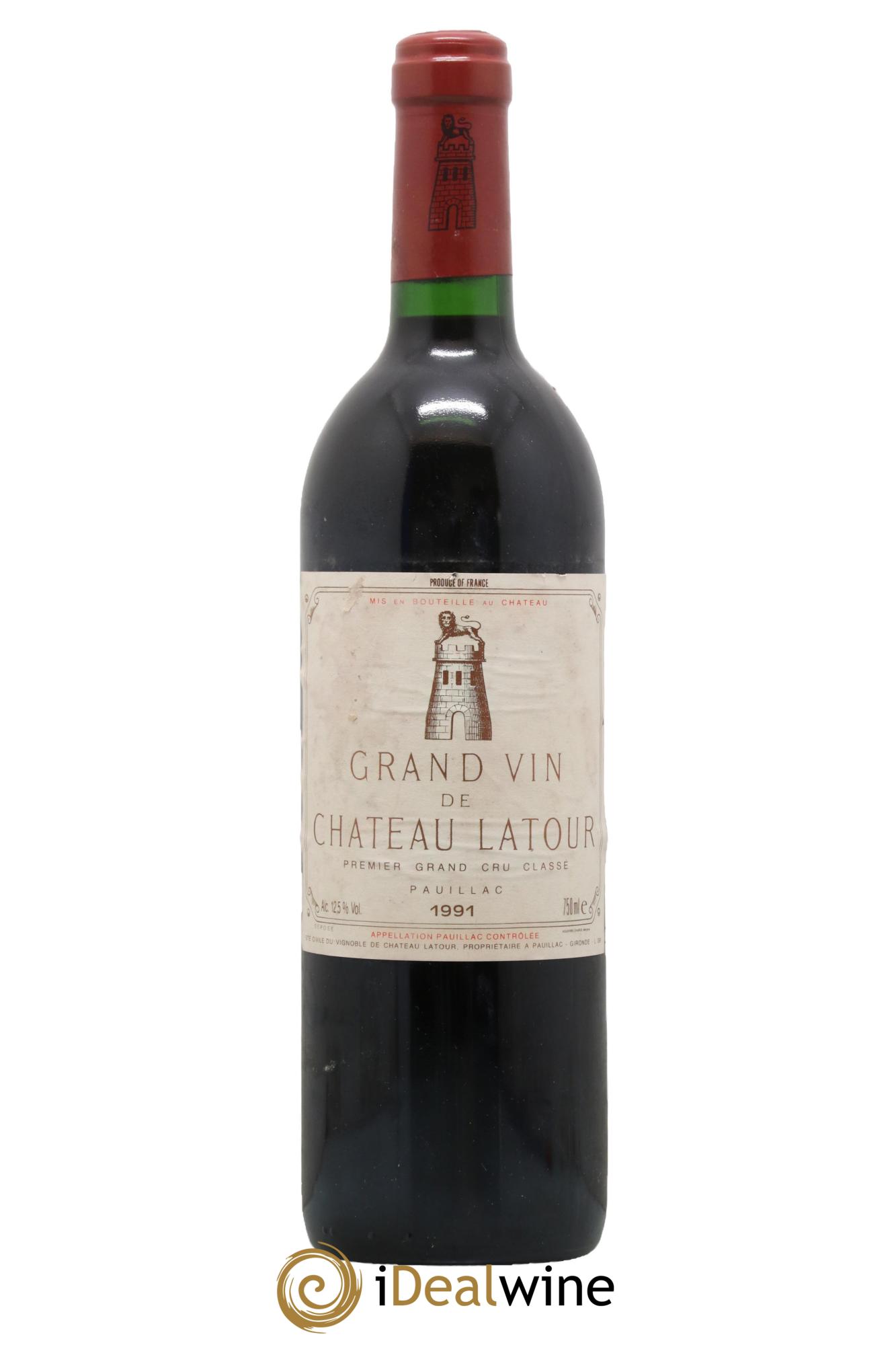 Château Latour 1er Grand Cru Classé 1991 - Posten von 1 Flasche - 0