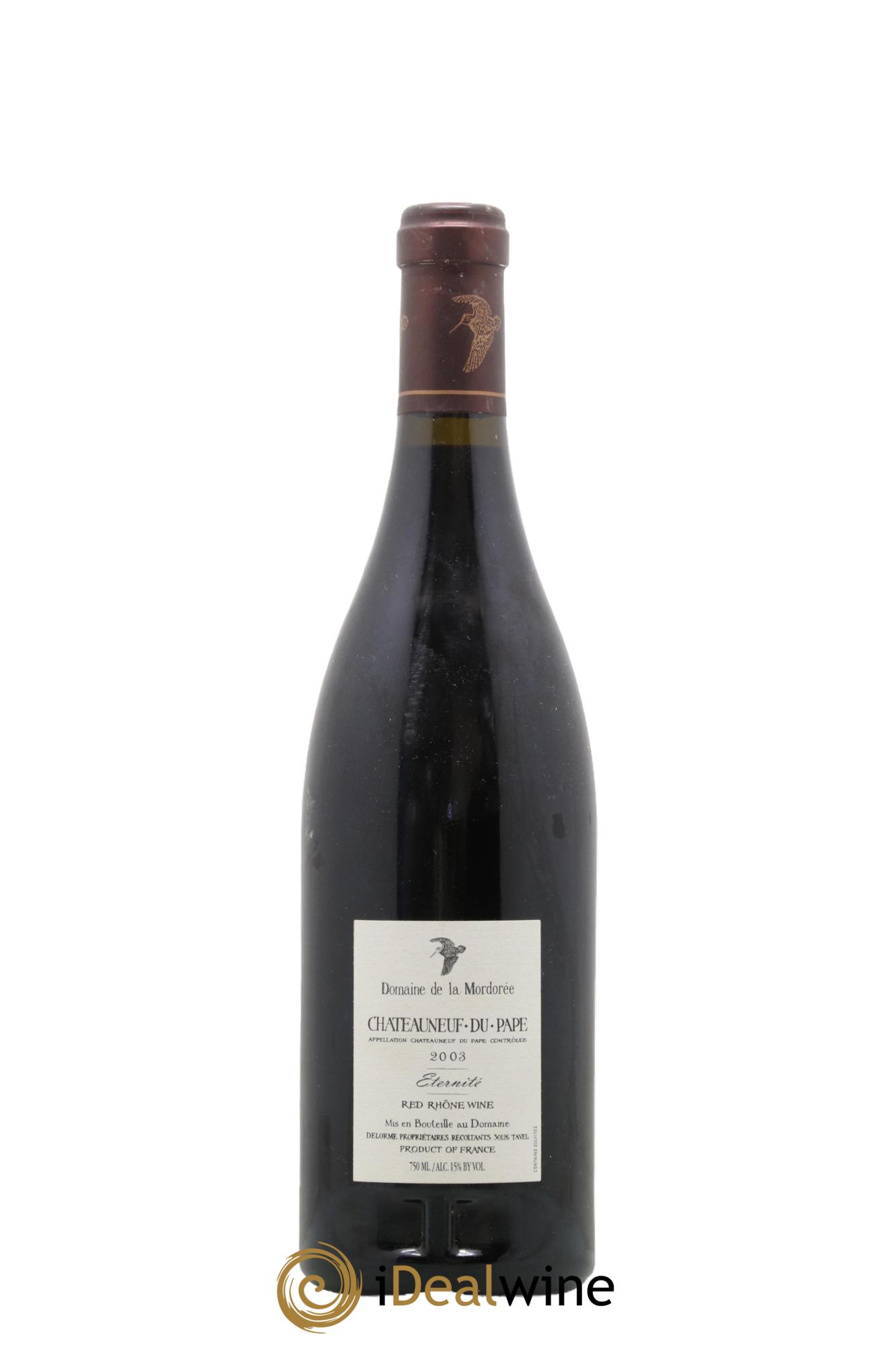 Châteauneuf-du-Pape La Mordorée La Plume du Peintre La Mordorée (Domaine de) 2003 - Lot of 1 bottle - 2