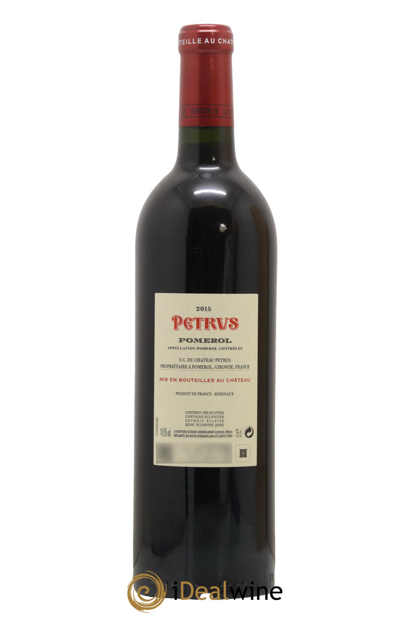 Petrus 2015 - Posten von 1 Flasche - 2