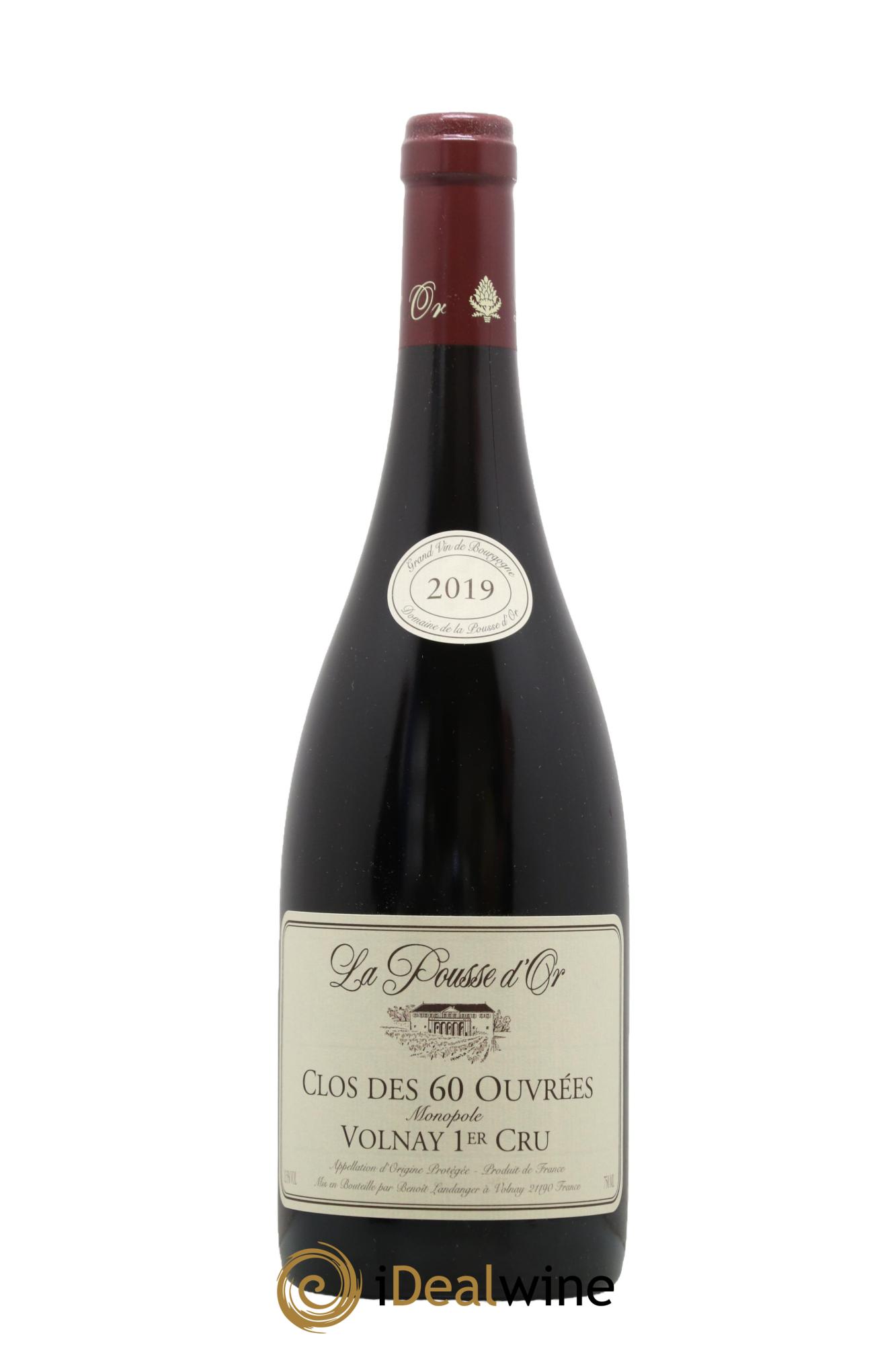 Volnay 1er Cru Clos des 60 ouvrées La Pousse d'Or (Domaine de) 2019 - Posten von 1 Flasche - 0