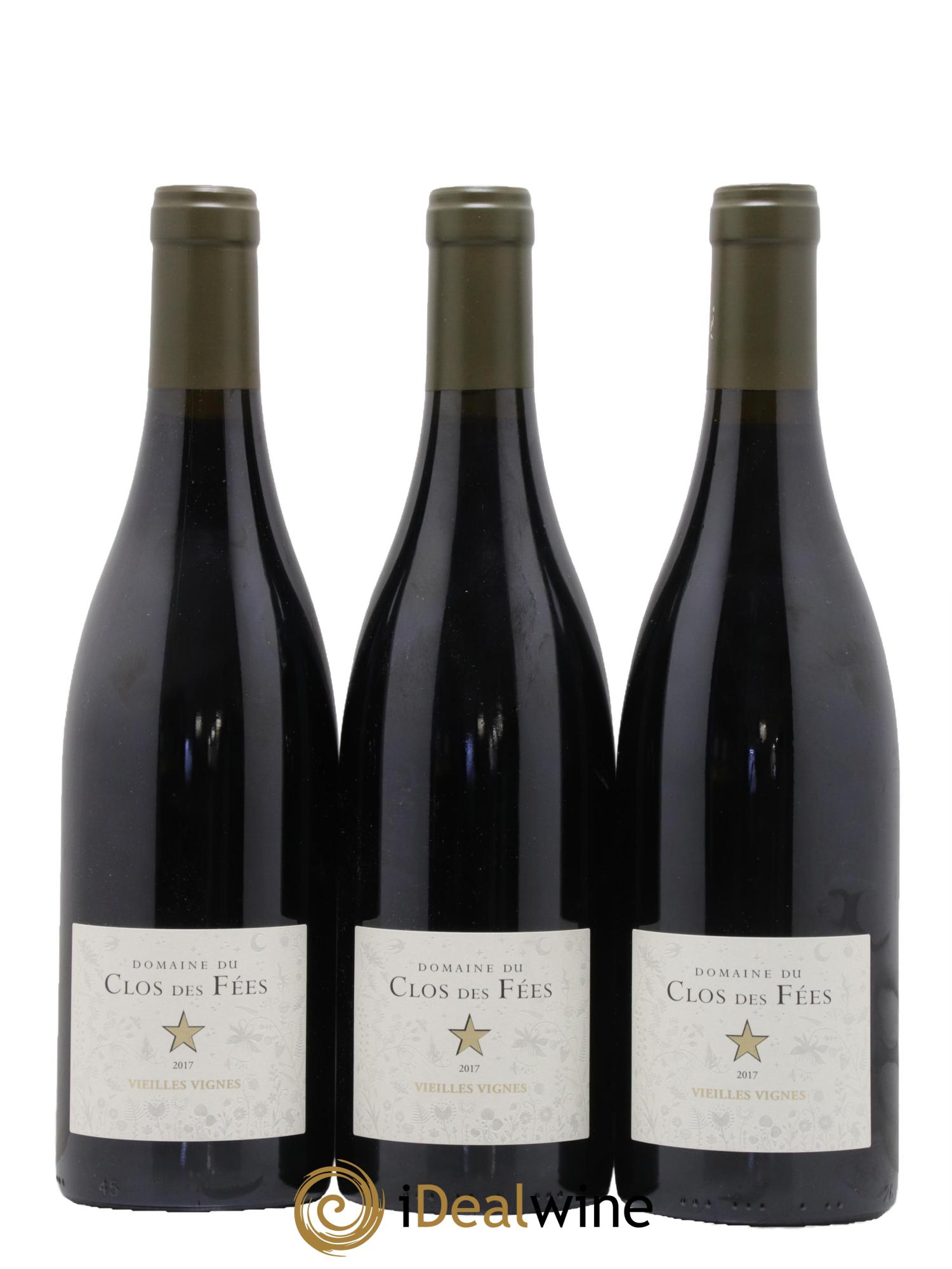 Côtes du Roussillon Villages Clos des Fées Vieilles vignes Hervé Bizeul 2017 - Lot de 3 bouteilles - 0