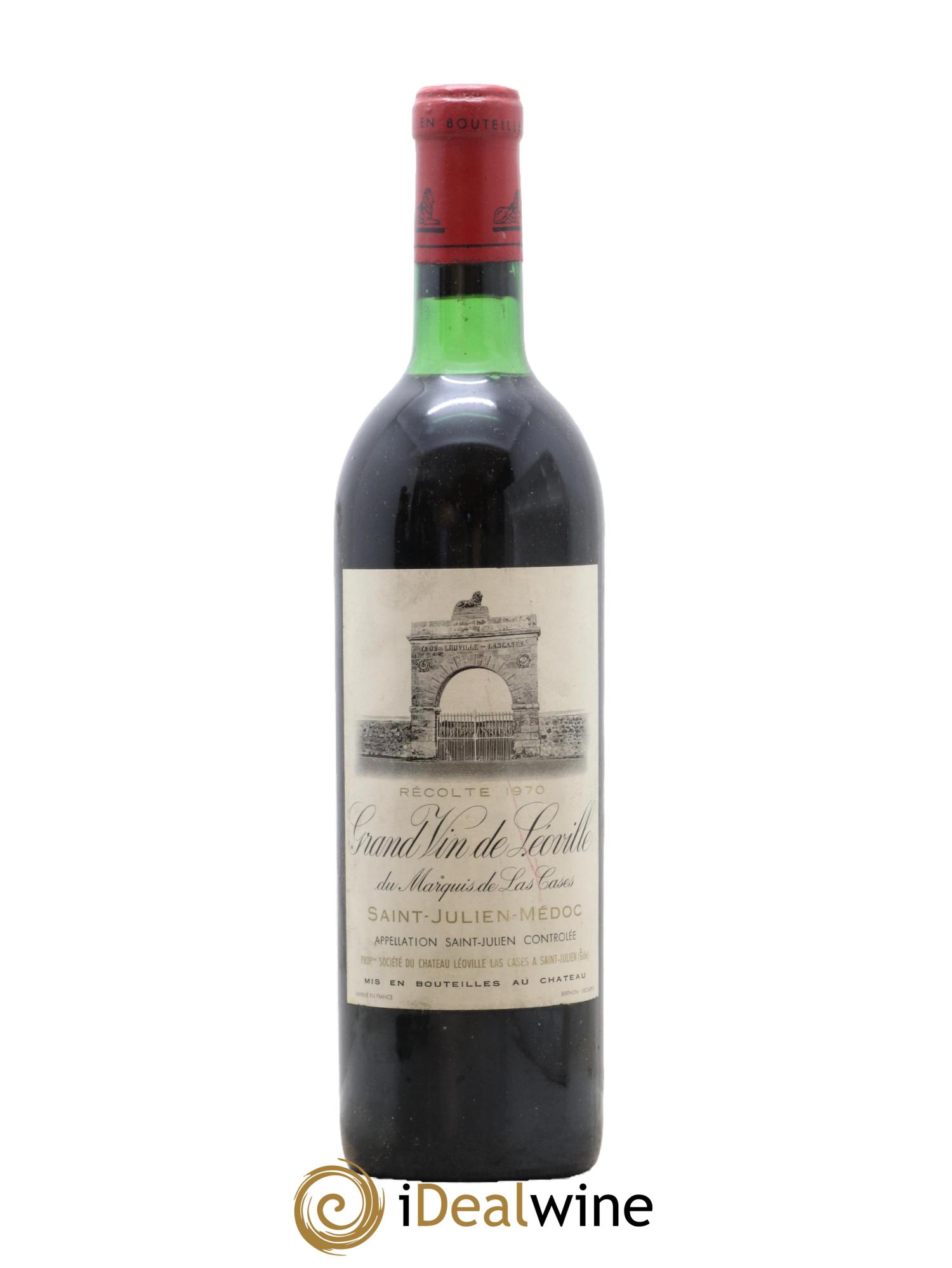 Château Léoville Las Cases 2ème Grand Cru Classé 1970 - Lot of 1 bottle - 0