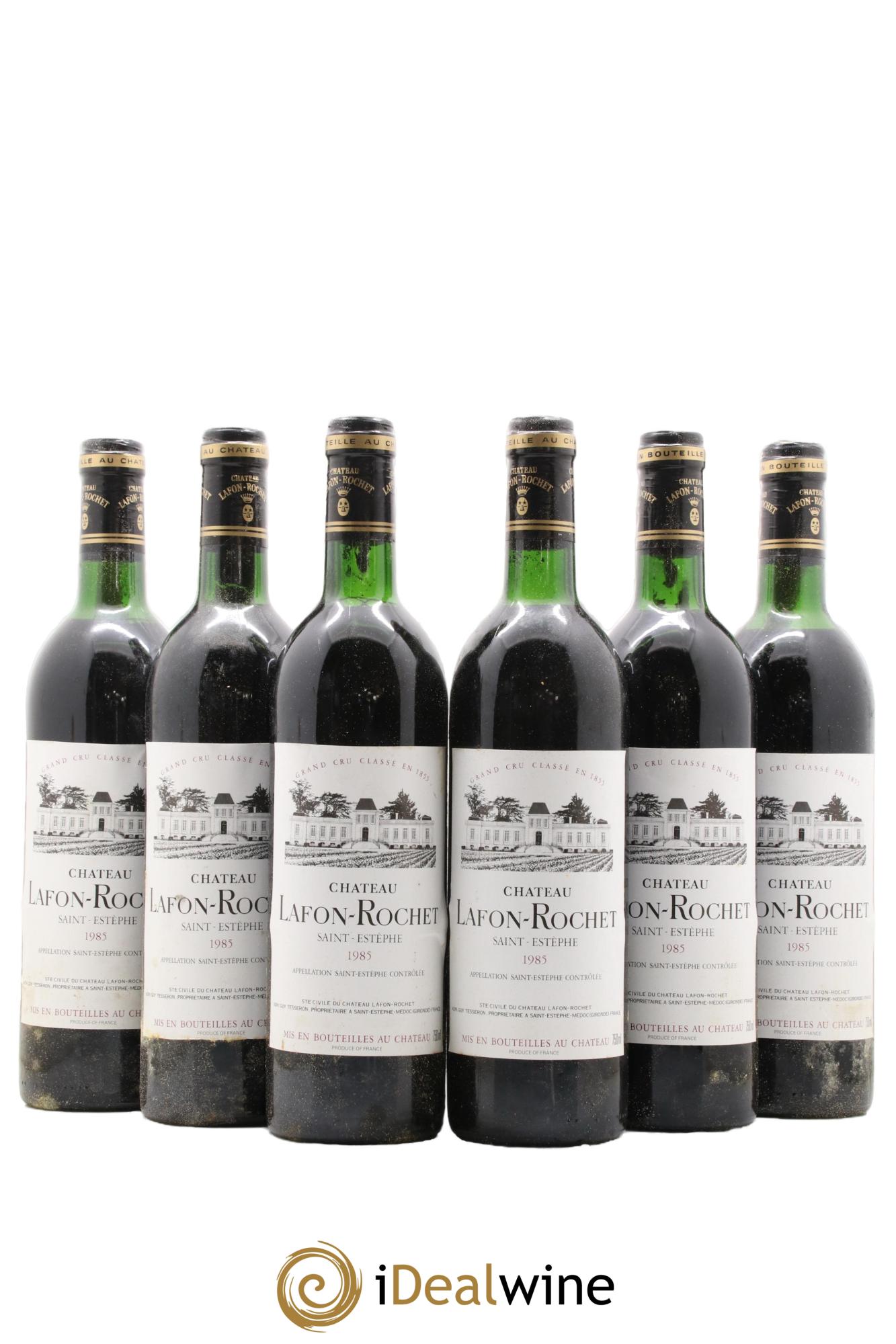 Château Lafon Rochet 4ème Grand Cru Classé 1985 - Posten von 6 Flaschen - 0