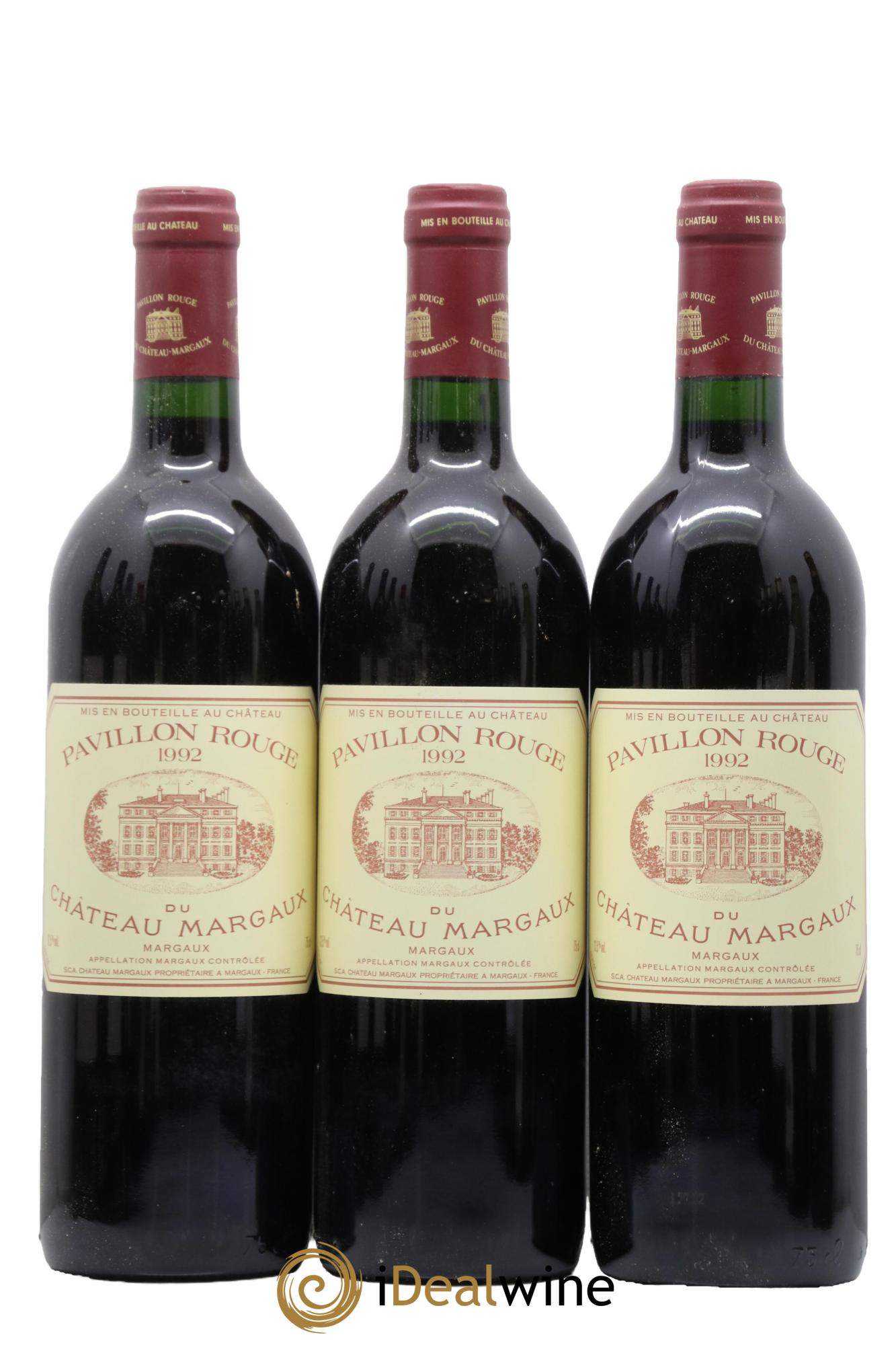 Pavillon Rouge du Château Margaux Second Vin 1992 - Lot de 12 bouteilles - 1