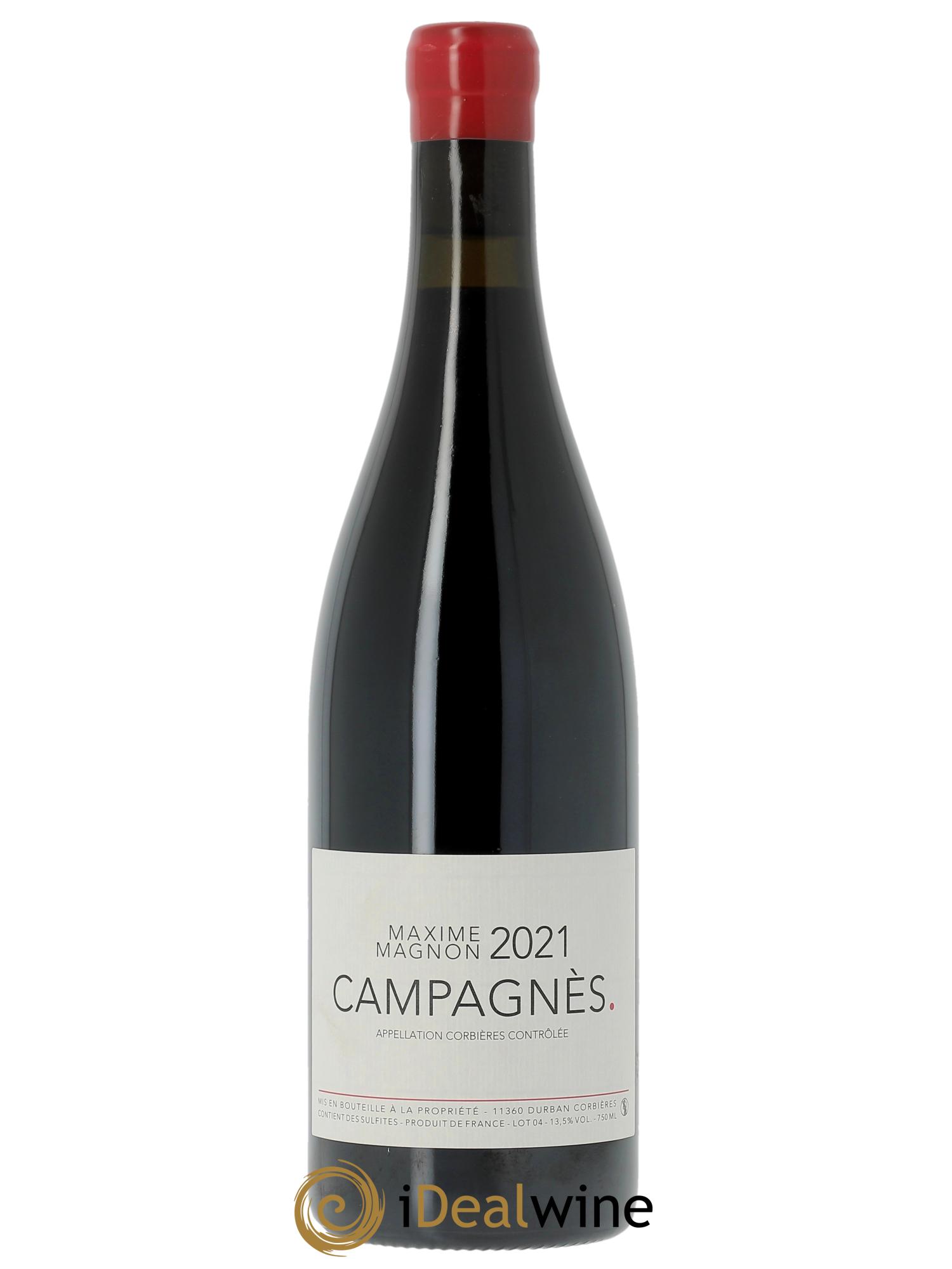 Corbières Campagnès Maxime Magnon  2021 - Lot of 1 bottle - 0